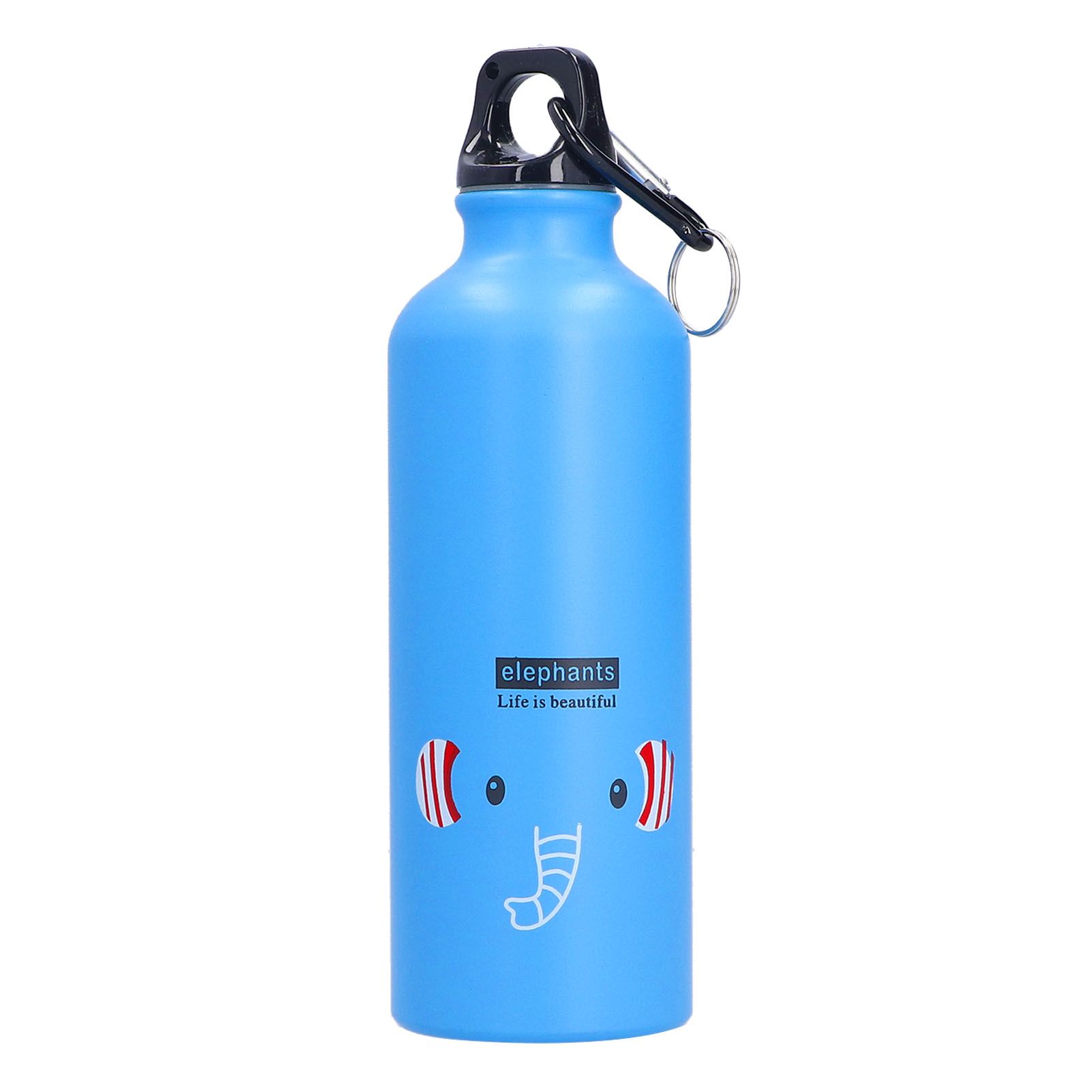 Kids Water Bottle Cute Cartoon 500ml Aluminum Insulated Water Bottle Sport Water JugBlue Elephant โ image 3
