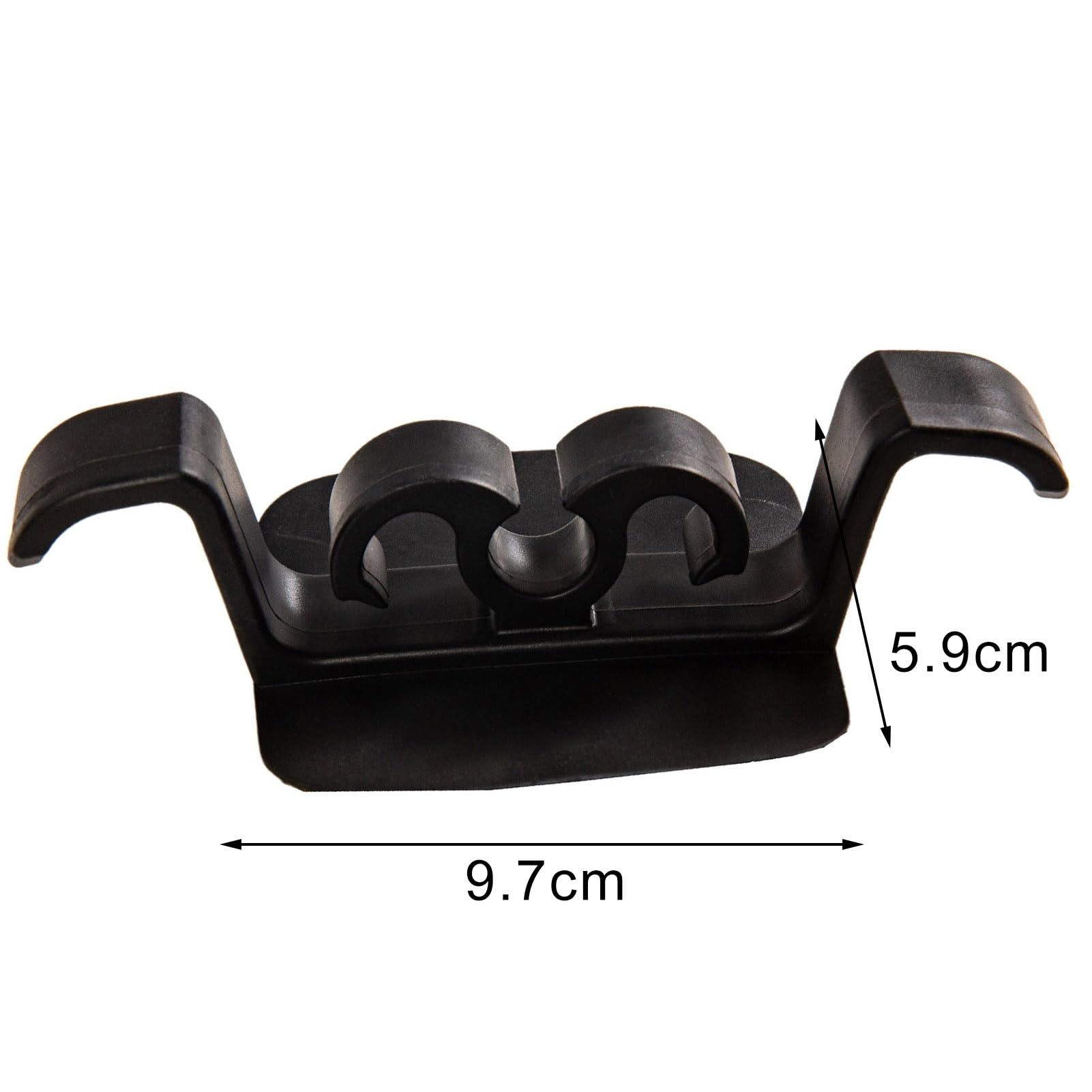 Pen Accessory Organizer Multi-pen Holder Self-adhesive Wear Resistant Flexible Compact Size Portable Desktop Ballpoint 5pcs โ image 2