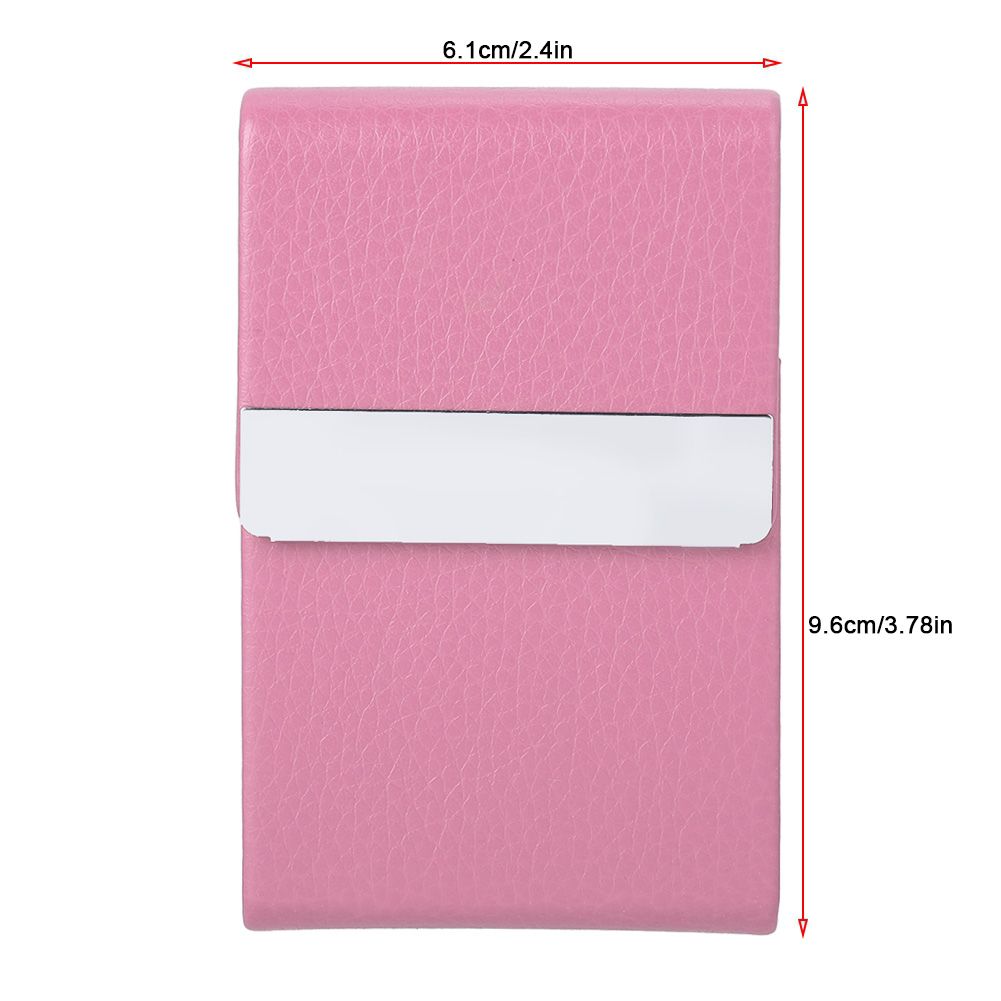 Fashionable Cigar Cigarette Case Tobacco Lighter Holder PU Leather Storage Box Rosy โ image 6