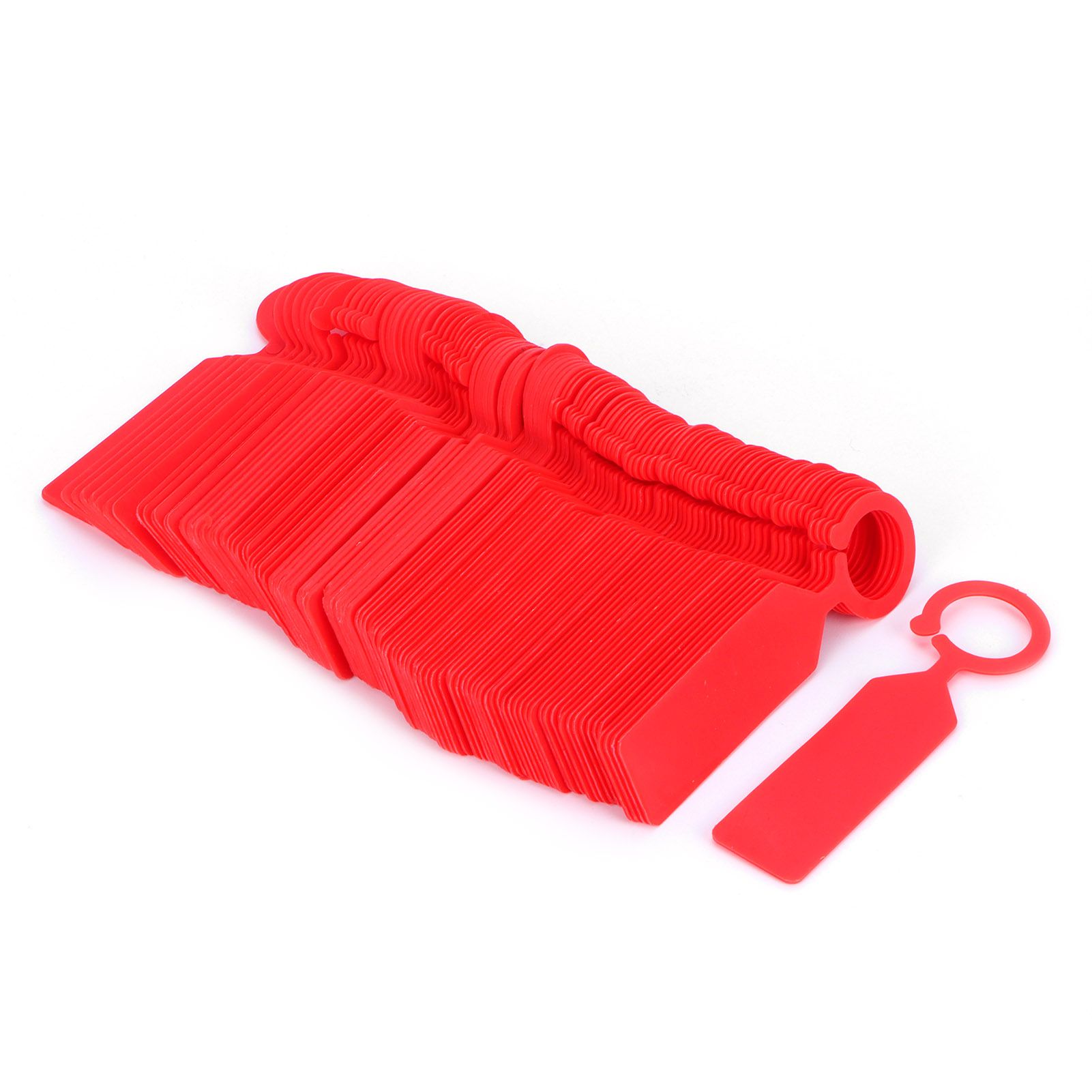 100Pcs Plant Tree Tag Hanging Flower Labels Sign Markers Gardening Accessory 11 × 2.4cmRed — image 5