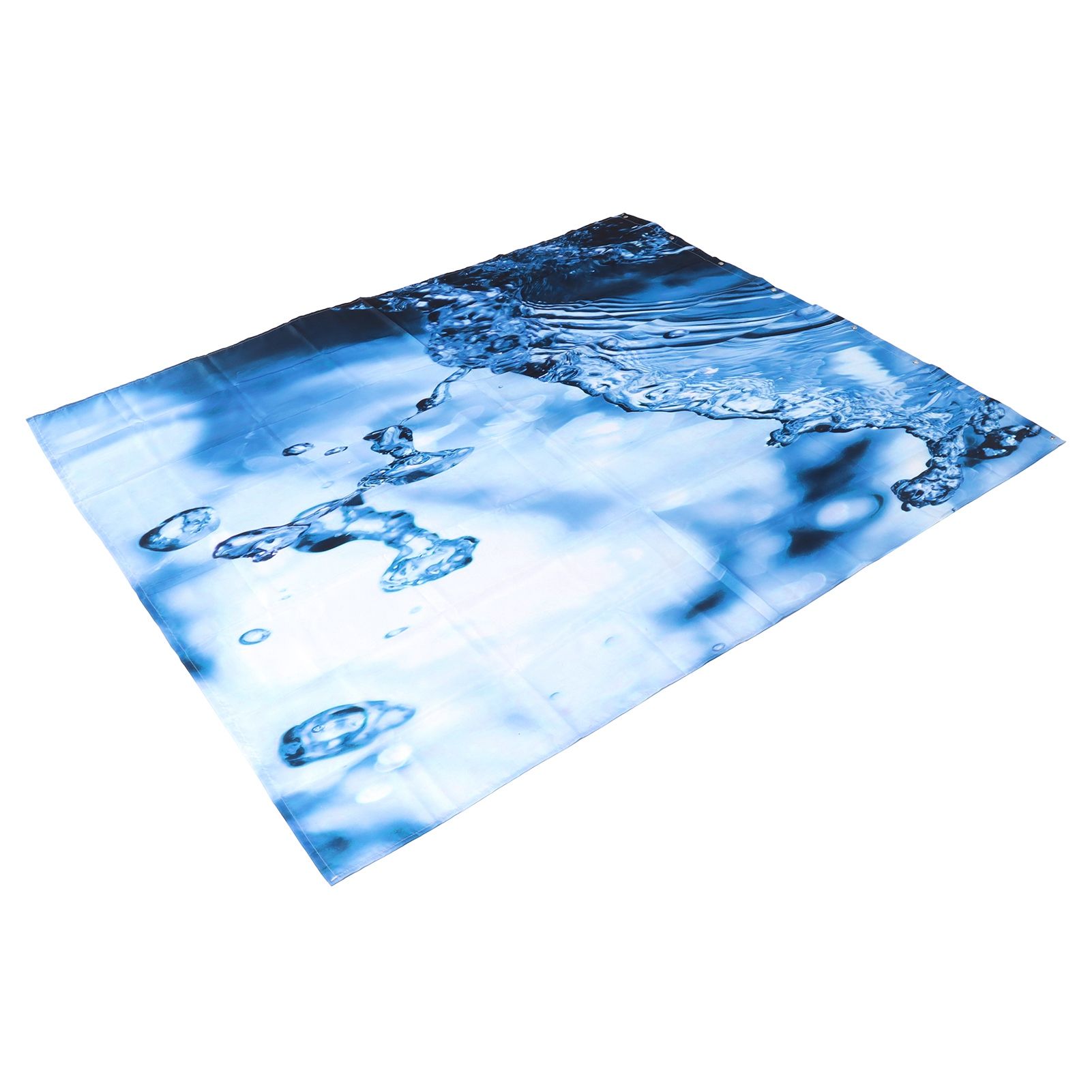 Shower Curtain Set Waterproof Hanging Bath Curtain with Rings Bathroom Accessory150x180cm — image 6