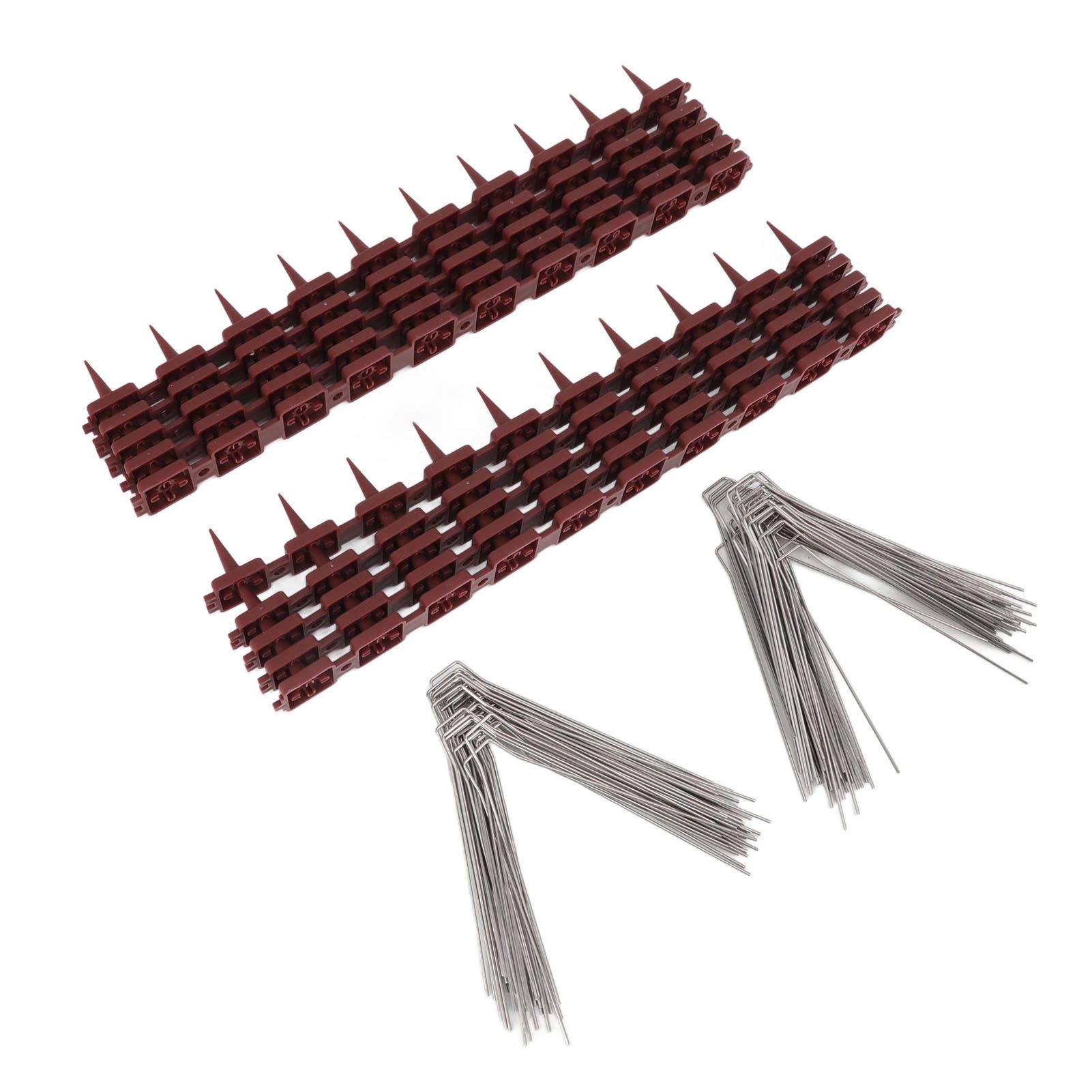 Bird Spikes 15 Feet Stainless Steel Pigeon Deterrent Spikes for Fence Roof Mailbox Window SK430 (2+2) — image 2
