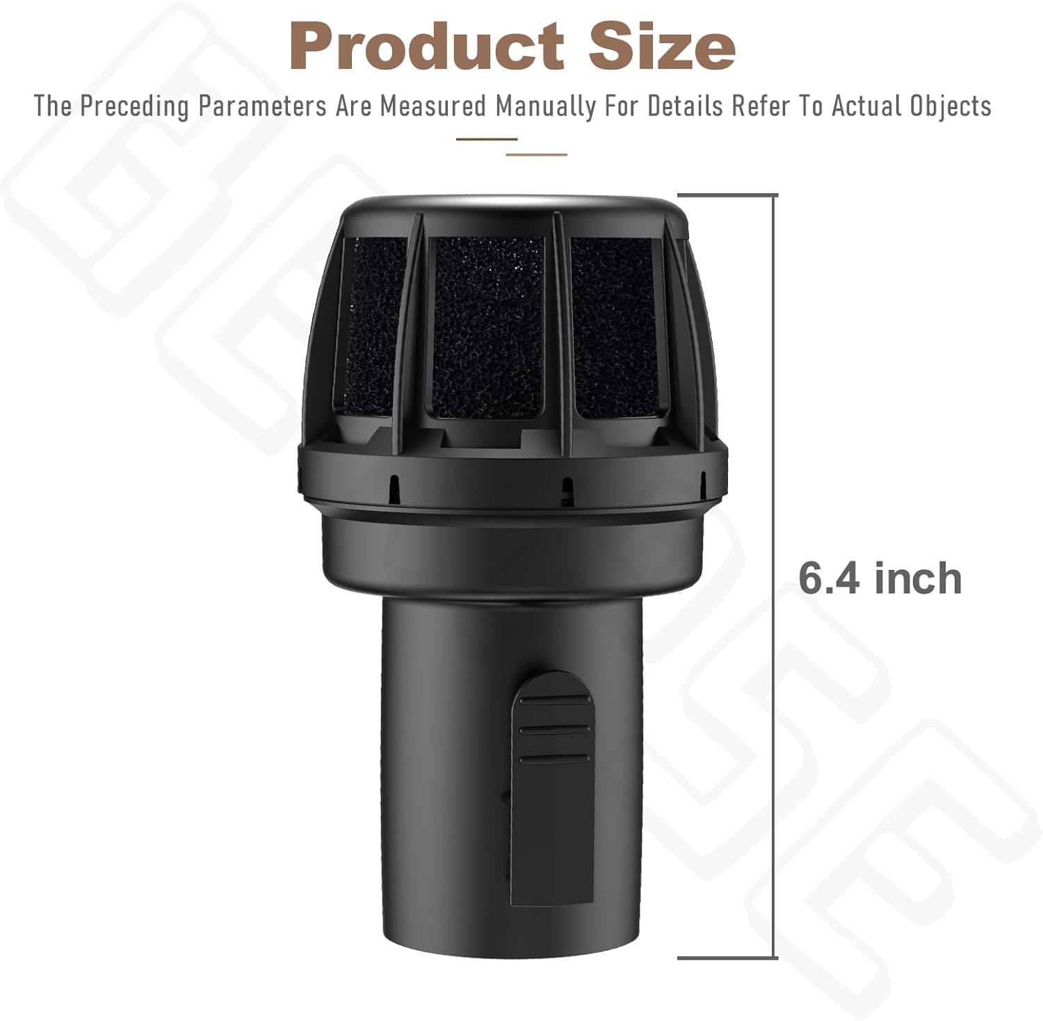2-1/2-Inch Vacs Vacuum Diffuser Muffler CMXZVBE38660 for Craftsman CMXEVBE17596 Shop Wet/Dry Vacuum Cleaner Attachment, Reduce Noise — image 2