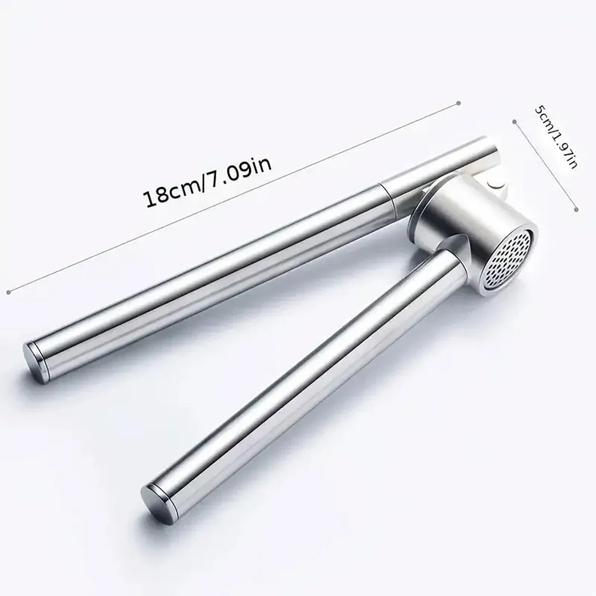 Stainless Steel Garlic Press Peeler Zinc Alloy Kitchen Tool Garlic Crusher โ image 3