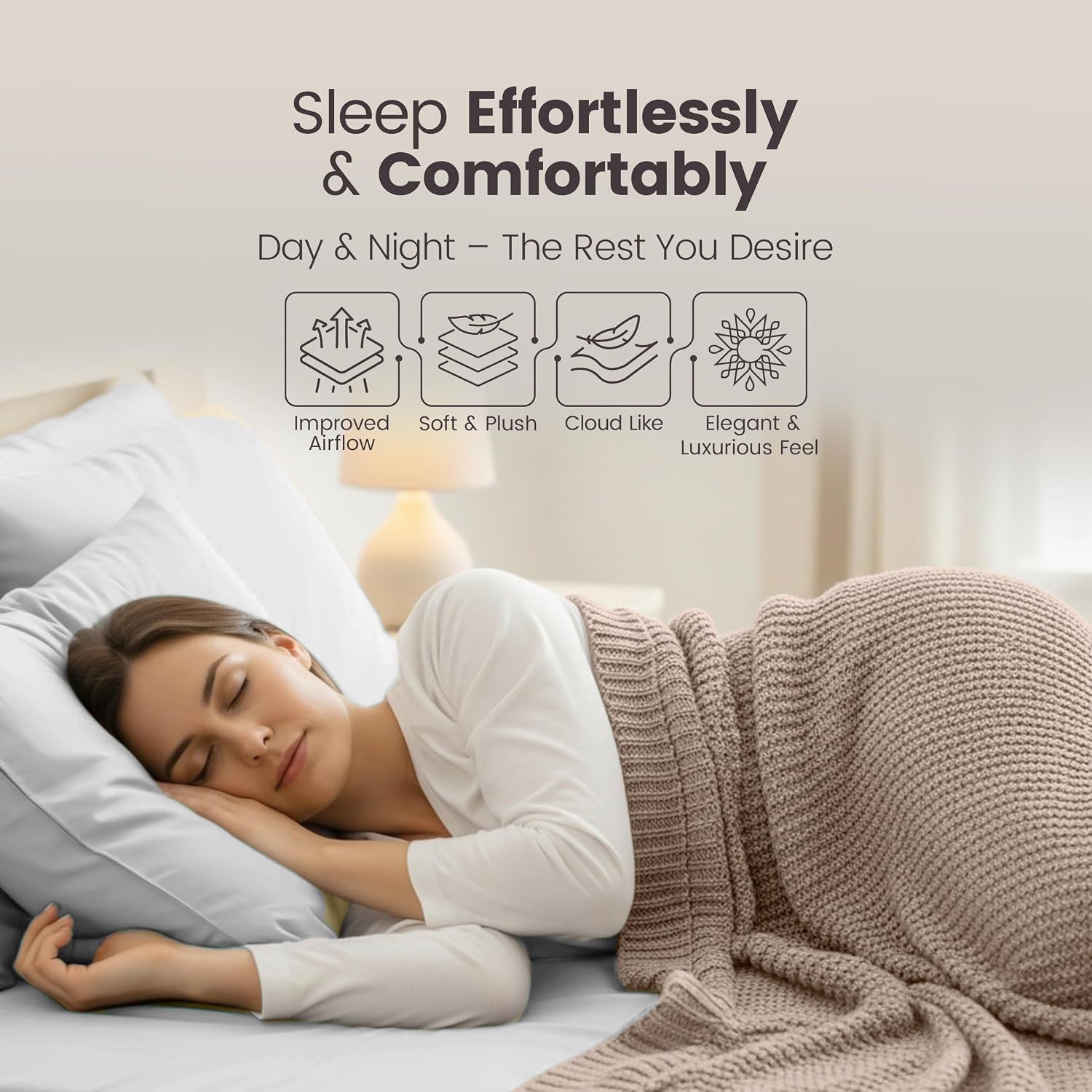 Hotel Quality Fitted Sheet - 1 Piece Fitted Sheet -Breathable Bedding - Wrinkle, Fade, Stain Resistant- 16inch/40cm Deep Pocket Fitted Bed Sheet-Wrinkle and — image 3