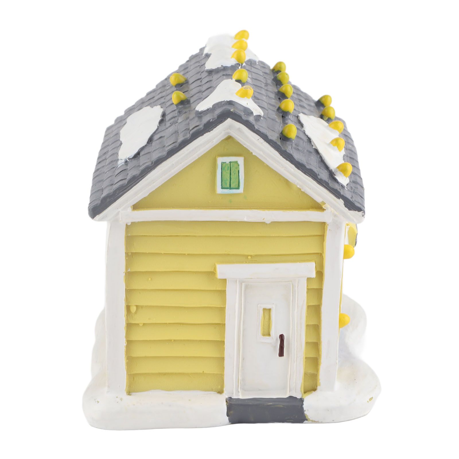 Christmas Village House LED Lighted Desk Building Resin House Statue Ornaments for Tabletop Centerpiece Fireplace Mantel โ image 5