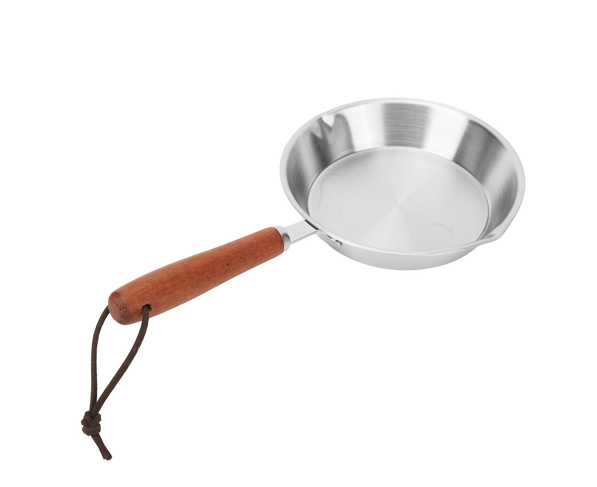 Stainless Steel Frying Pan, Non-Stick Egg Fryer for Household & Restaurant, 6.3 Inch โ image 5