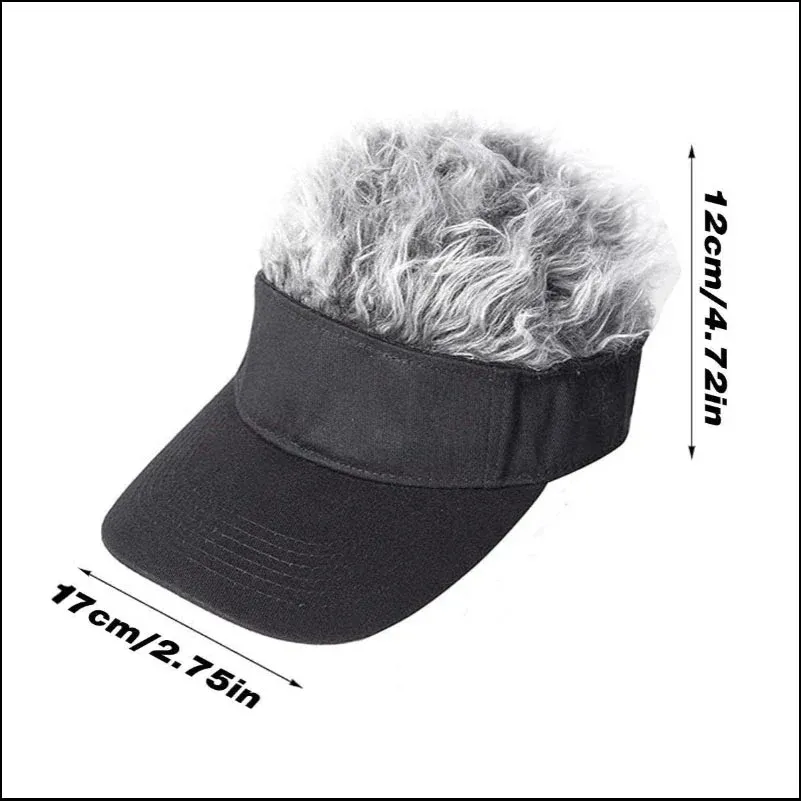 Trendy Hip Hop Wig Cap Stylish Duck Bill Cap for Hipster Fashion Accessories — image 3