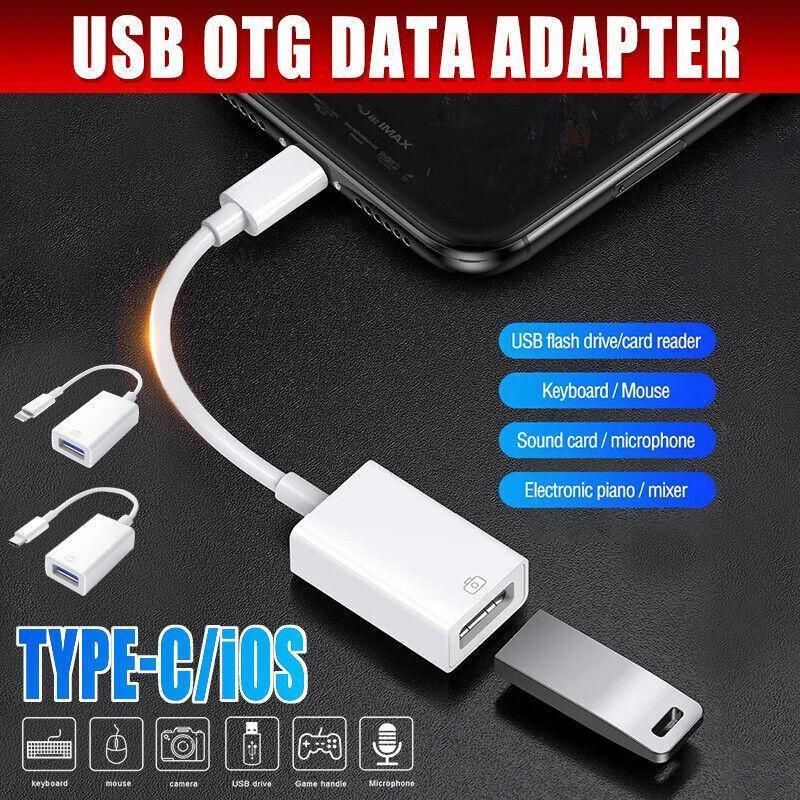 For Iphone Or Type C To Usb Otg Data Cable Adapter Male 3.0 A Female Converter - Type-C — image 2