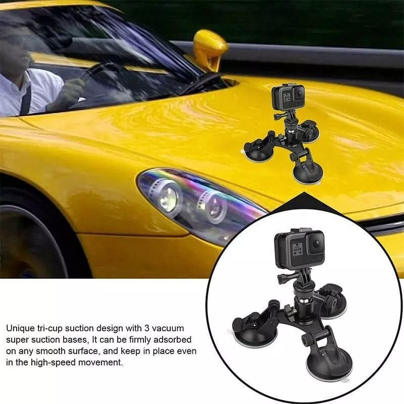 Sports Camera Accessories Three Legged Car Suction Cups Mounting Tool for Camera — image 5