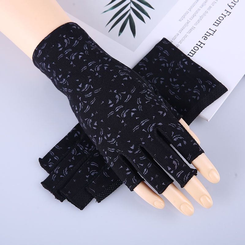 2 pcs Women Sunblock Fingerless Gloves Summer Driving Gloves Girls Non Slip UV Protection Gloves for Outdoor โ image 3