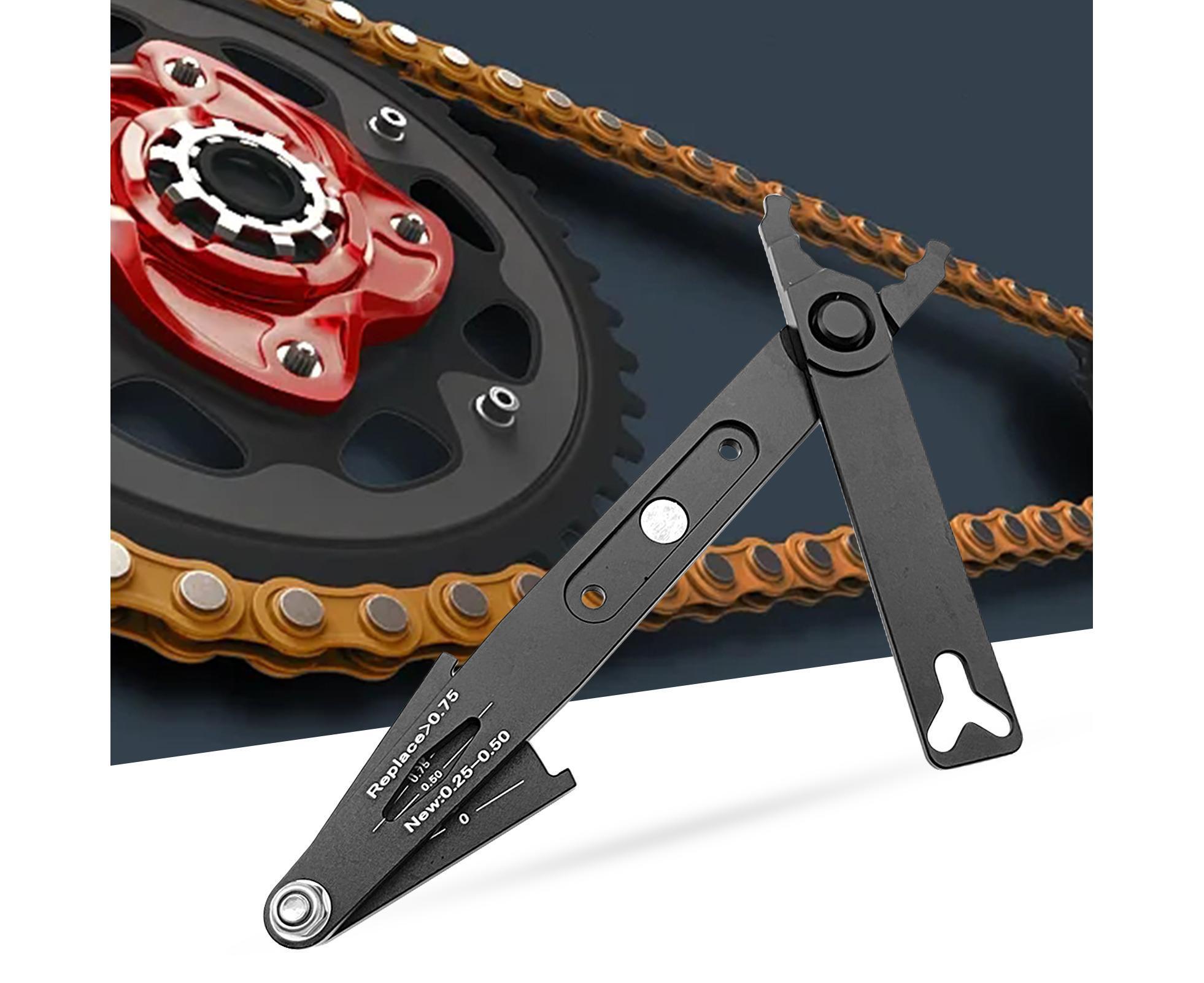 Chain Wear Detection Tool Ergonomic Design High Strength Bike Chain Buckle Removal Plier with Scale for Mountain Bike — image 6