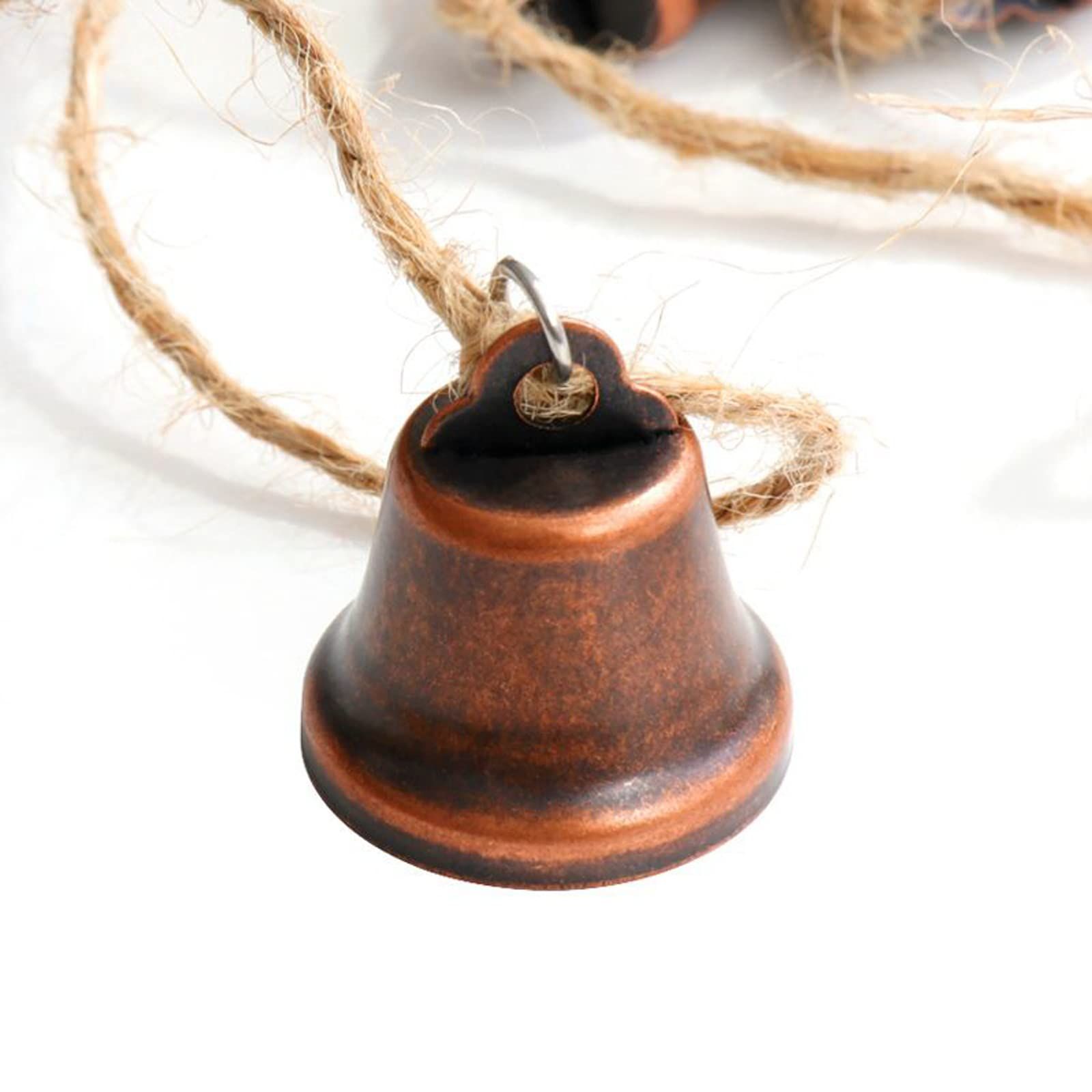 Vintage Jingle Bells Hanging String, Antique Bronze Iron Bells Decorative Hanging Bells Wind Chimes Bell Decoration Gifts for Home — image 4