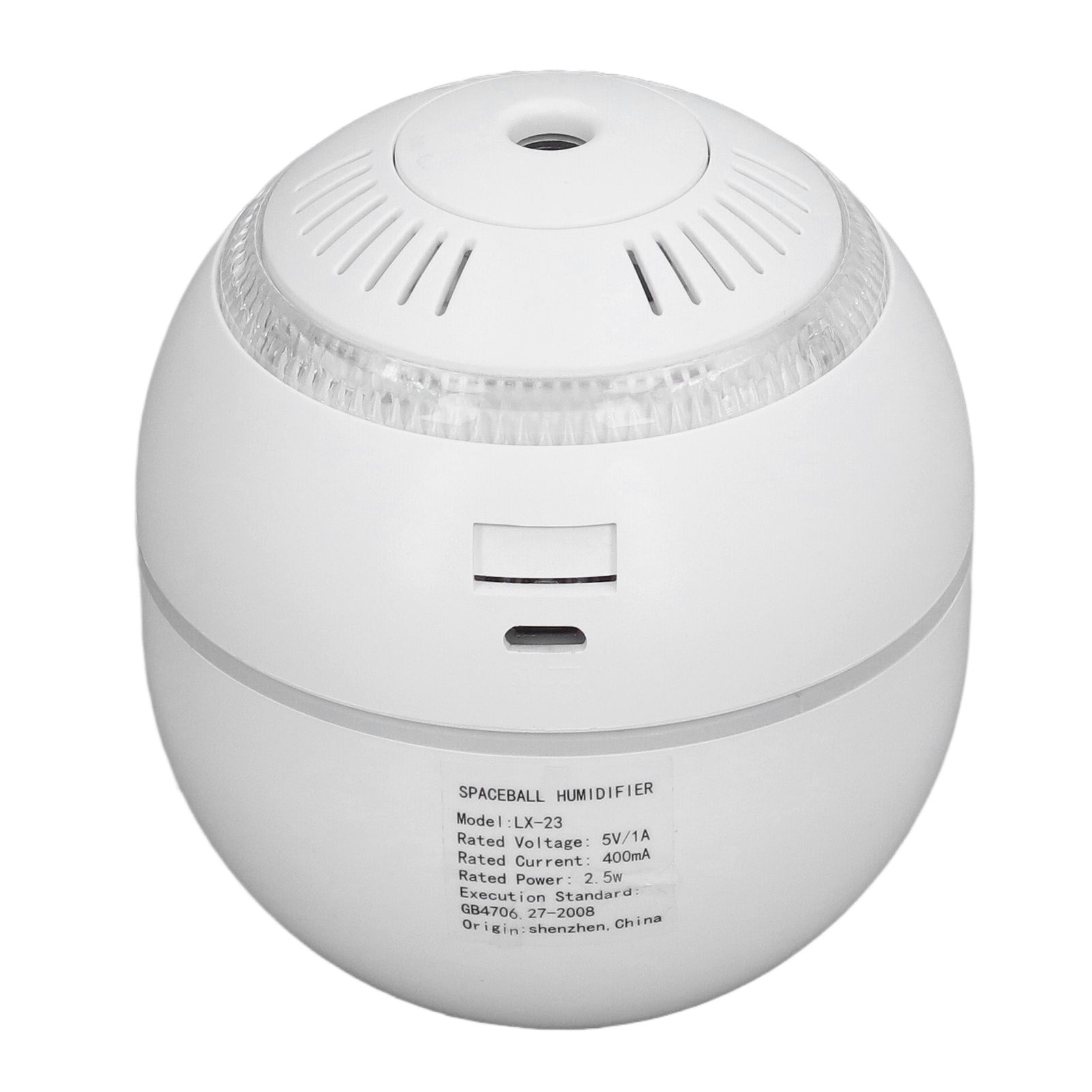 Household Ball Shaped Humidifier Colorful RGB Light Humidifier Mini Water Replenishing Air HumidifierWhite โ image 2