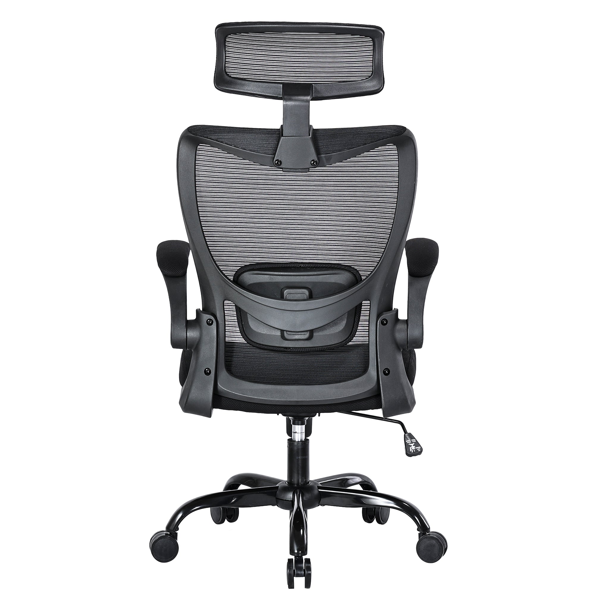 MONA Ergonomic High Back Flipped Armrest Task Chair In Black — image 3