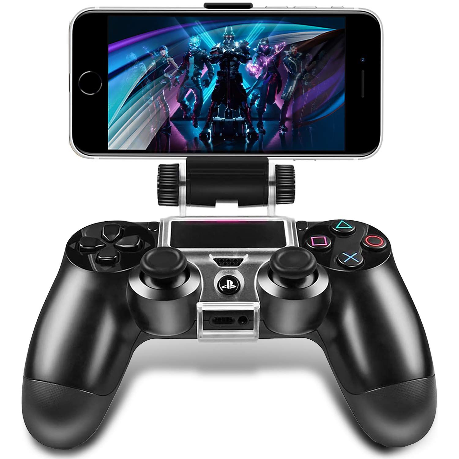 Controller Phone Mount, PS4 Phone Mount Smart Clip for PS4 4 Controller Compatible with, and PS4 Remote Play — image 4