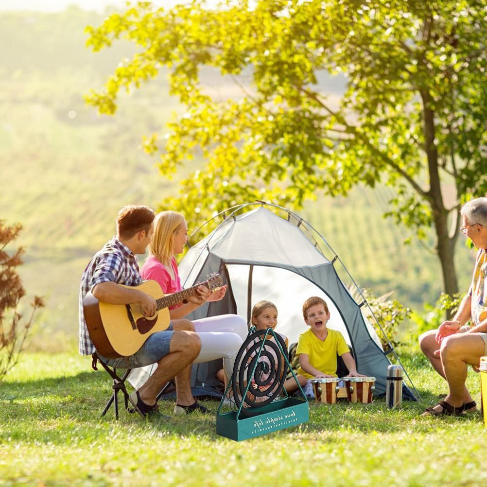 Triangular Mosquito Coil Holder Suspended Mosquito Coil Frame Elegant Home Decoration for Various Styles — image 3