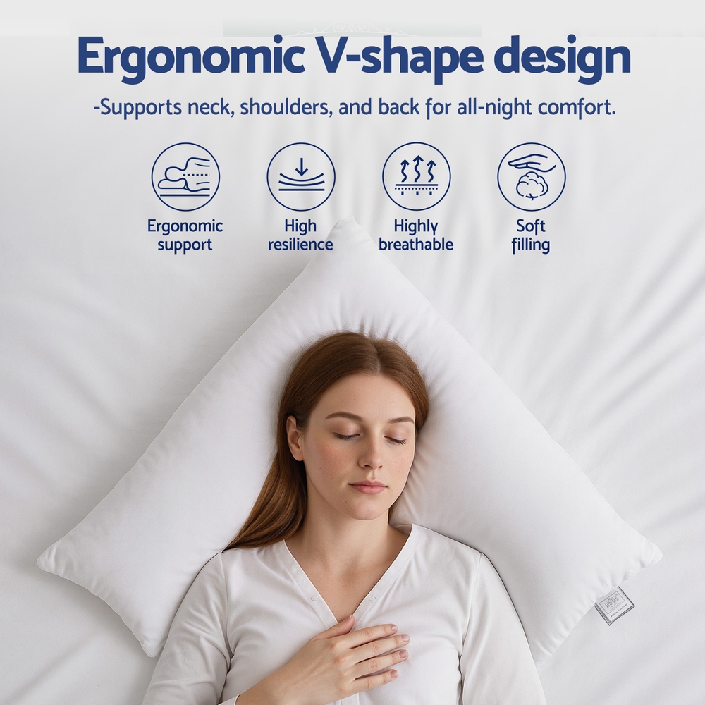 Giselle V Shape Pillow Boomerang Nursing Body Cushion — image 4