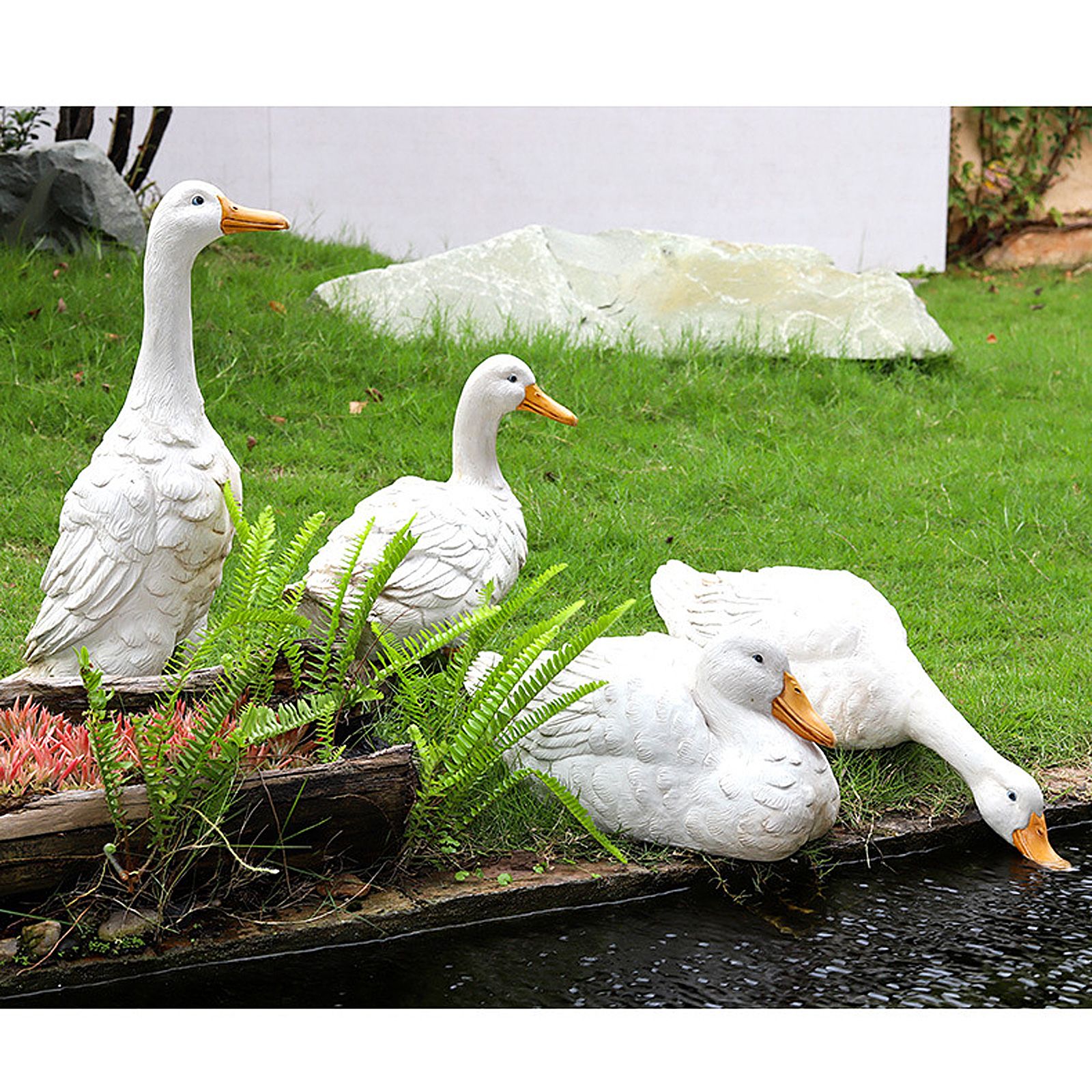 Outdoor Simulation Duck Decoration Garden Pool Water Landscape Decoration Layout Resin Decoration โ image 5