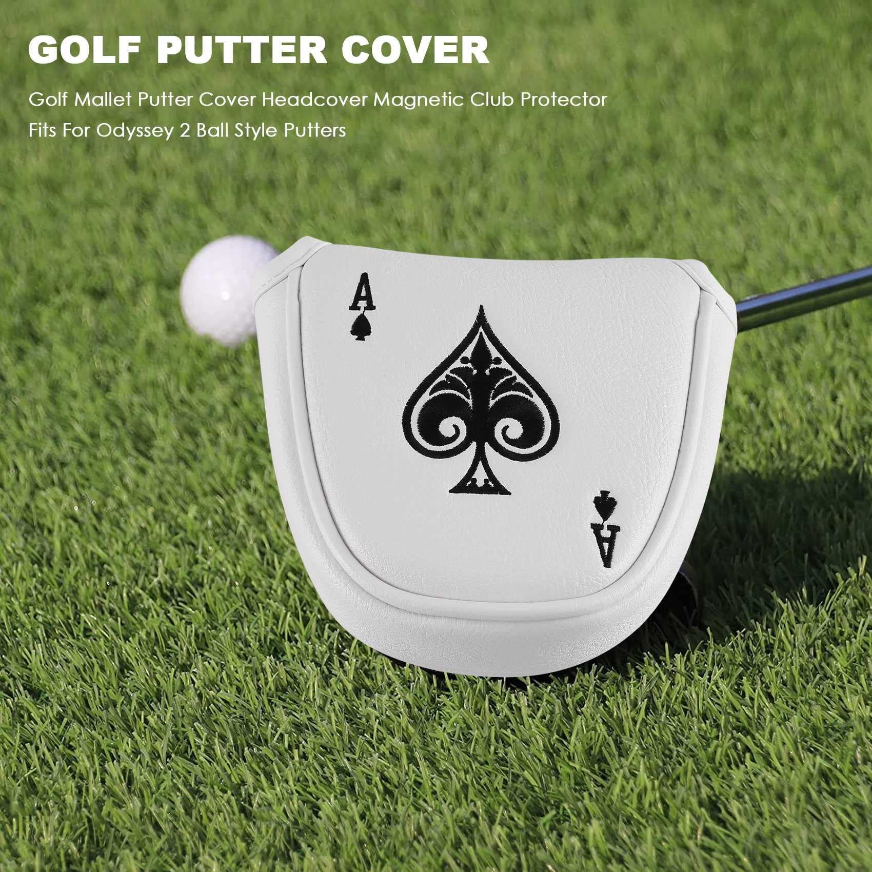 Golf club cover with ball shaped push rod, magnetic club protector, golf club cover factory push rod cover โ image 5