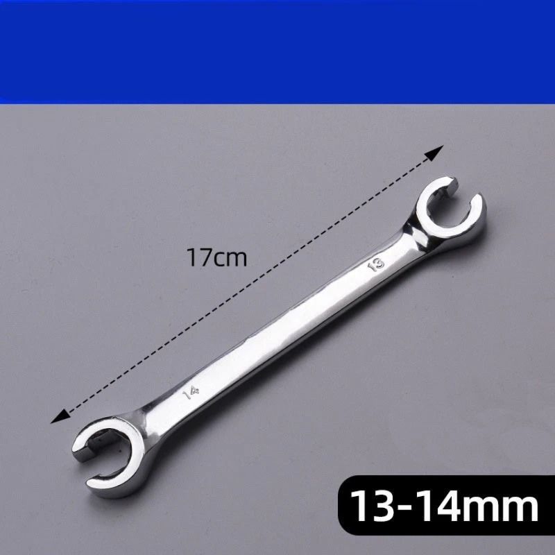 5Pcs Flare Nut Wrench Set Offset End Spanner Metric 6 8 9 10 11 12 13 14 15 17MM — image 5