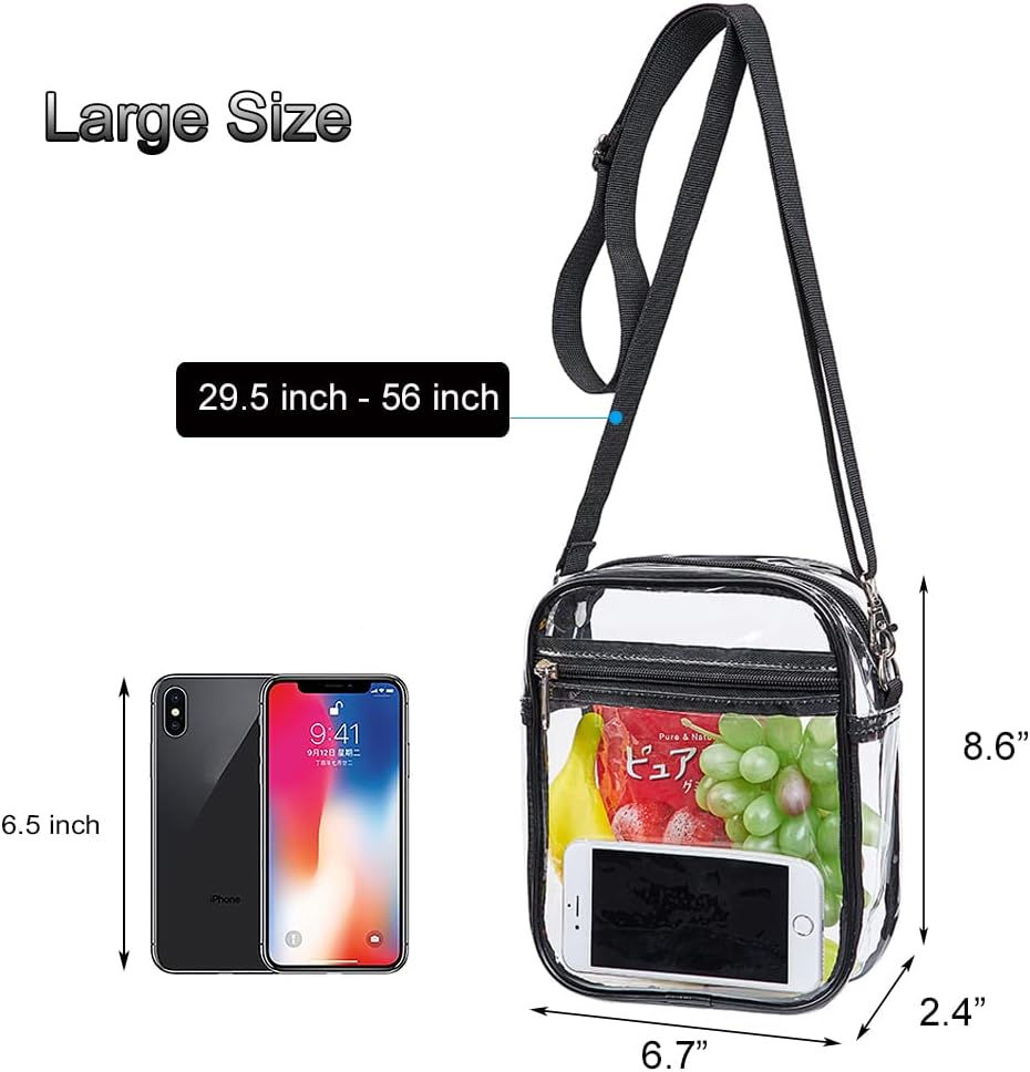 Clear Crossbody Purse Bag, Stadium Approved for Concerts, Festivals โ image 4