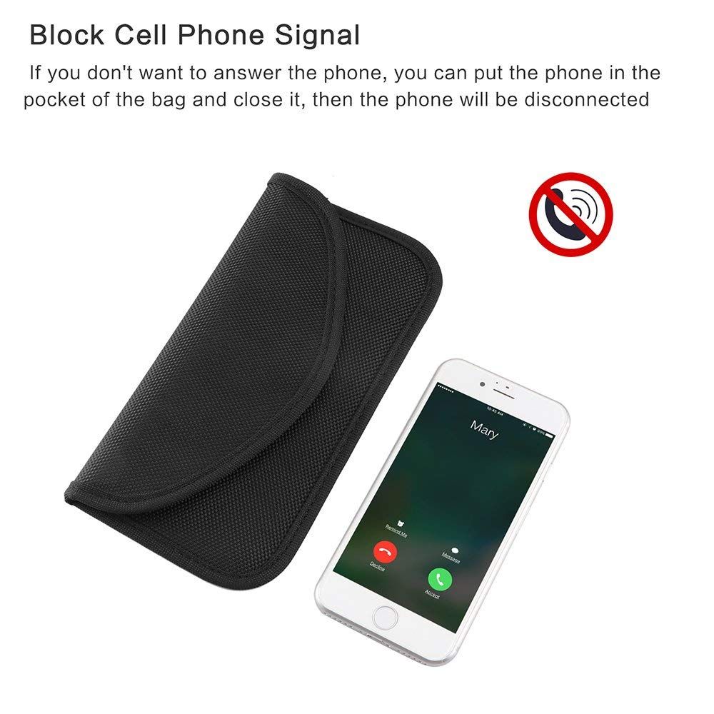 Signal Blocking Bag, GPS RFID Faraday Bags for Phones Faraday Bag Pouch Shield Cage Wallet Phone Case for Cell Phone (1 Pack) โ image 3