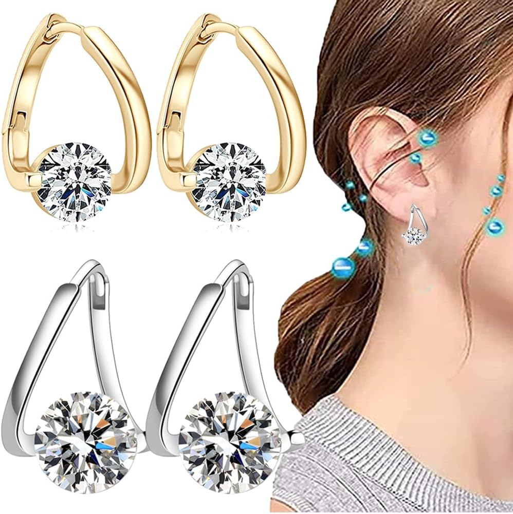 Flysmus Halolux Lymphatic Magnetic Earrings (2pairs-B)