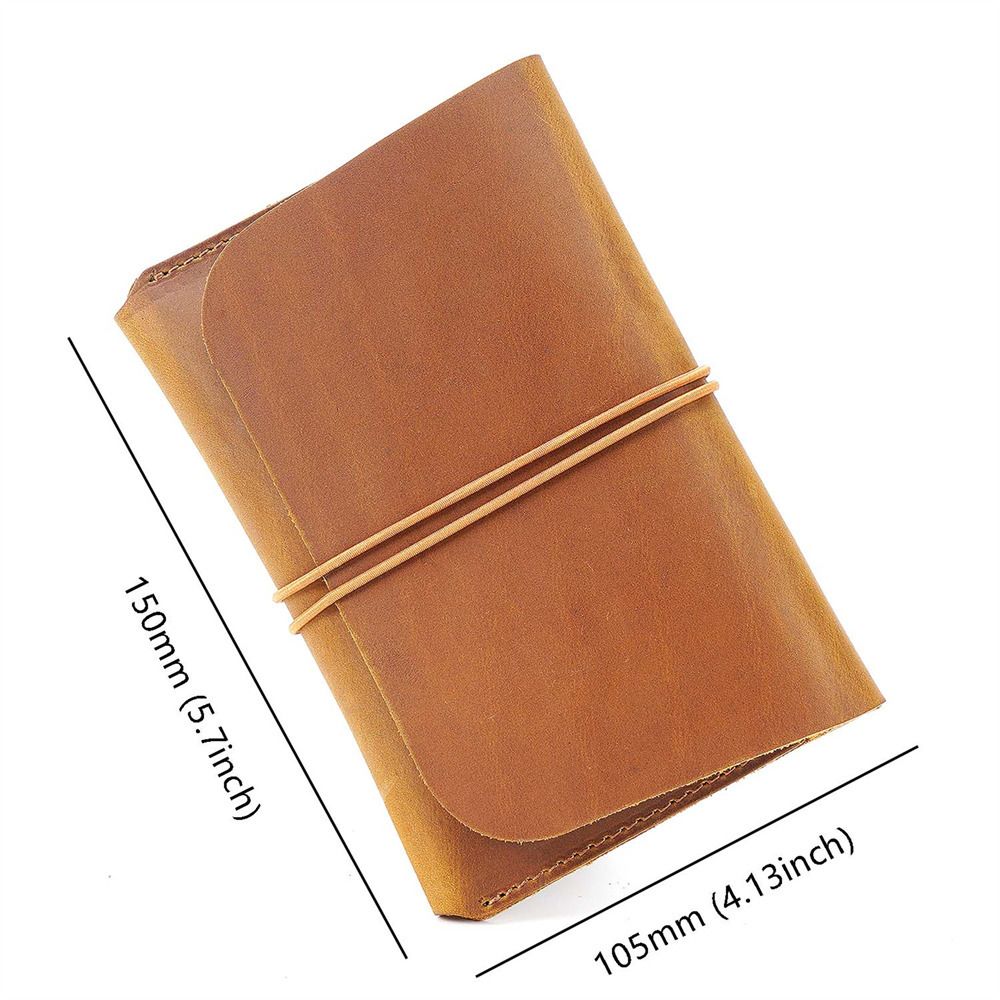 Leather Passport Holder with Travel Wallet, Genuine Leather Passport Cover- Passport Wallet, Leather Folding Wallet for Passports ( Brown) — image 5