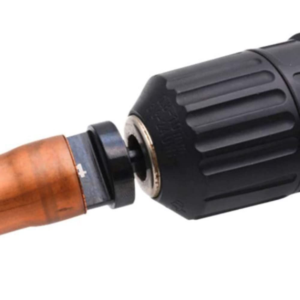 6pcs HVAC Repairing Set Air Conditioner Copper Tube Expander Manual Pipe Swage Expander Drill Bit Soft Copper Tubing Bit — image 2