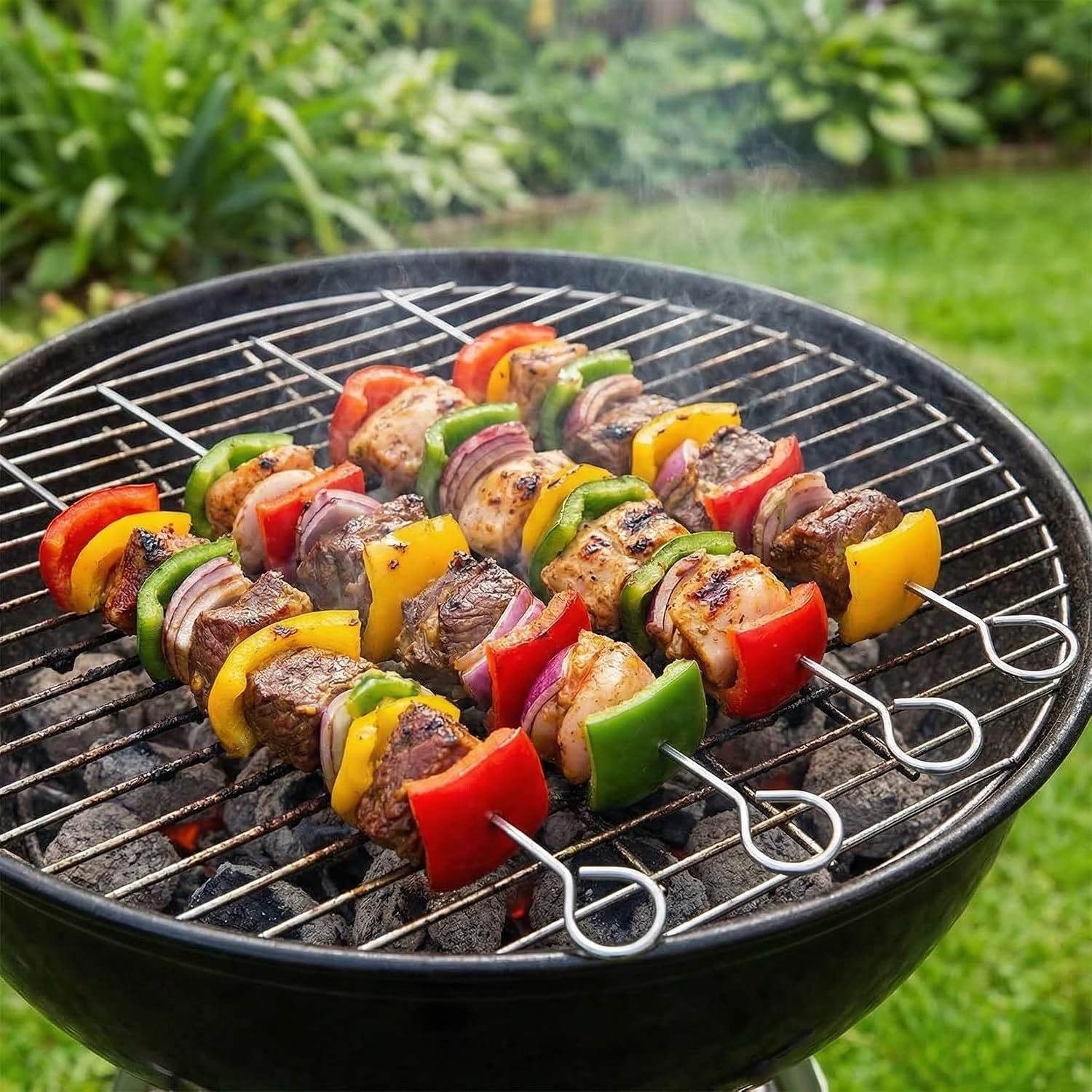 9-Piece BBQ Grill Tool Set, Stainless Steel with Storage Bag,Very suitable for camping, backyard gatherings, outdoor barbecues โ image 5