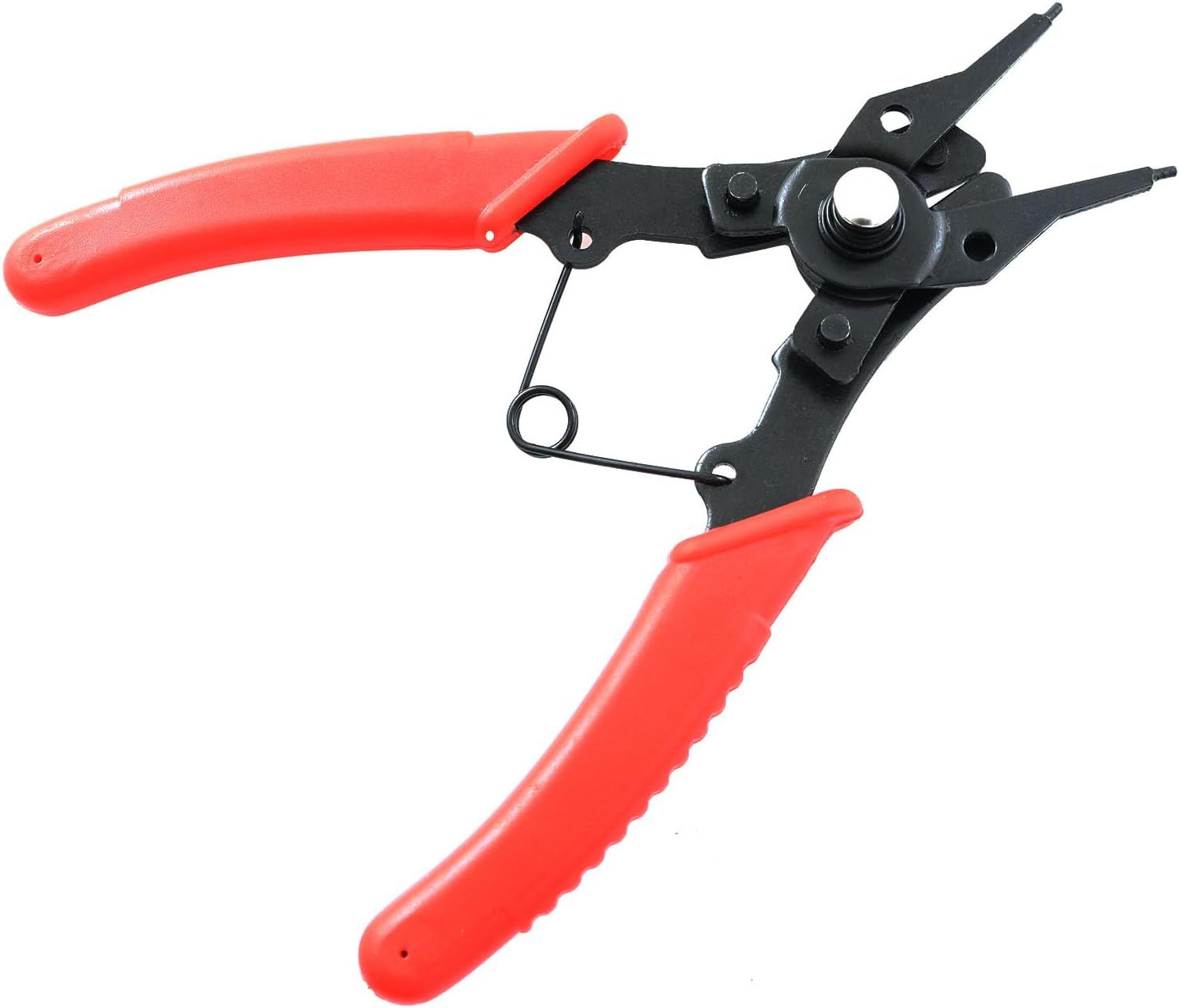Snap Ring Pliers 1Set 4 In 1 C Clips Removal Retaining Set for Automotive and Engine Repair, Interchangeable Jaw Head 45 90 and 180 Degree Angled Jaws, AC โ image 2