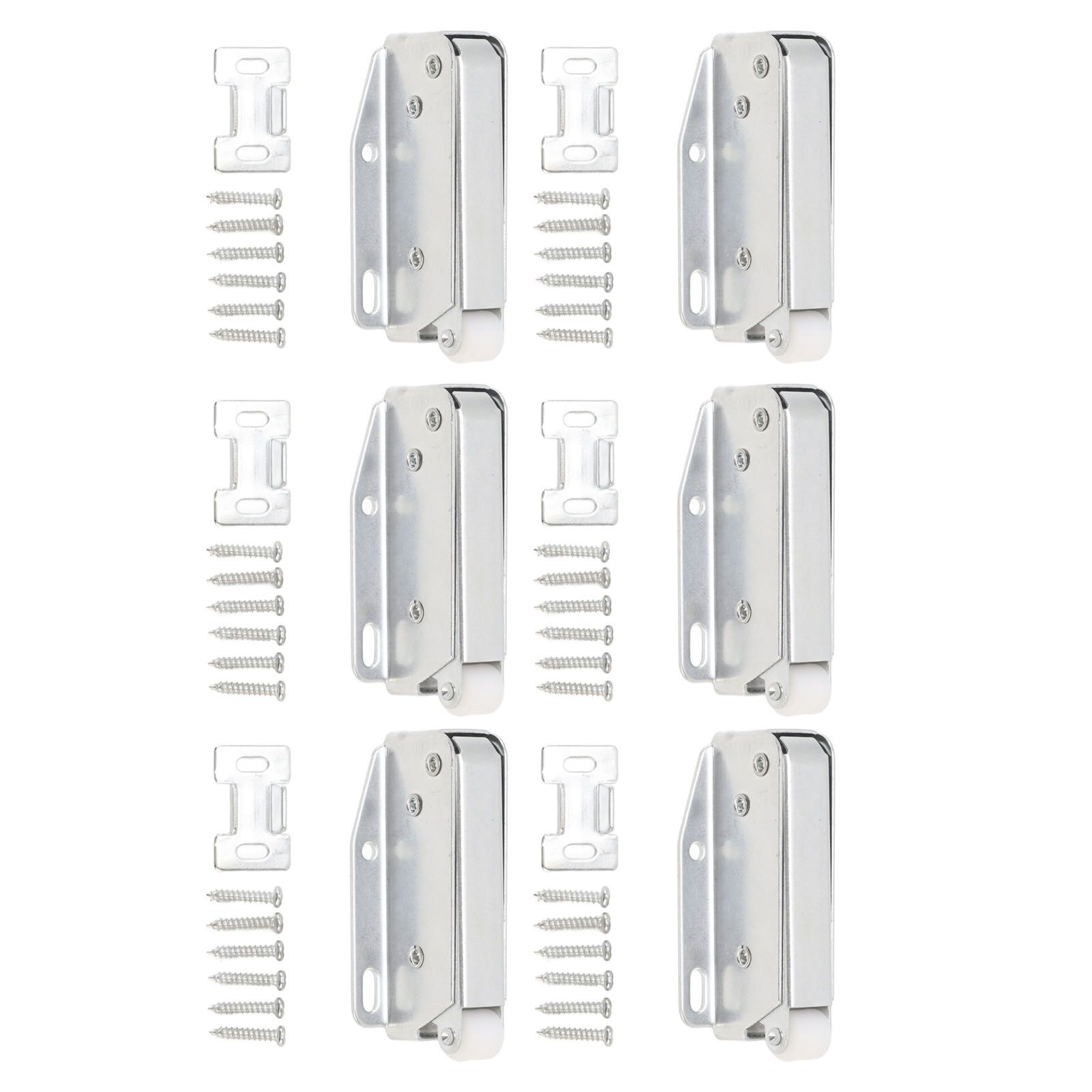 6Pcs Spring Latch Mini Door Push Release Latch Light Weight Push to Open Door Latch for Cabinet Door โ image 4