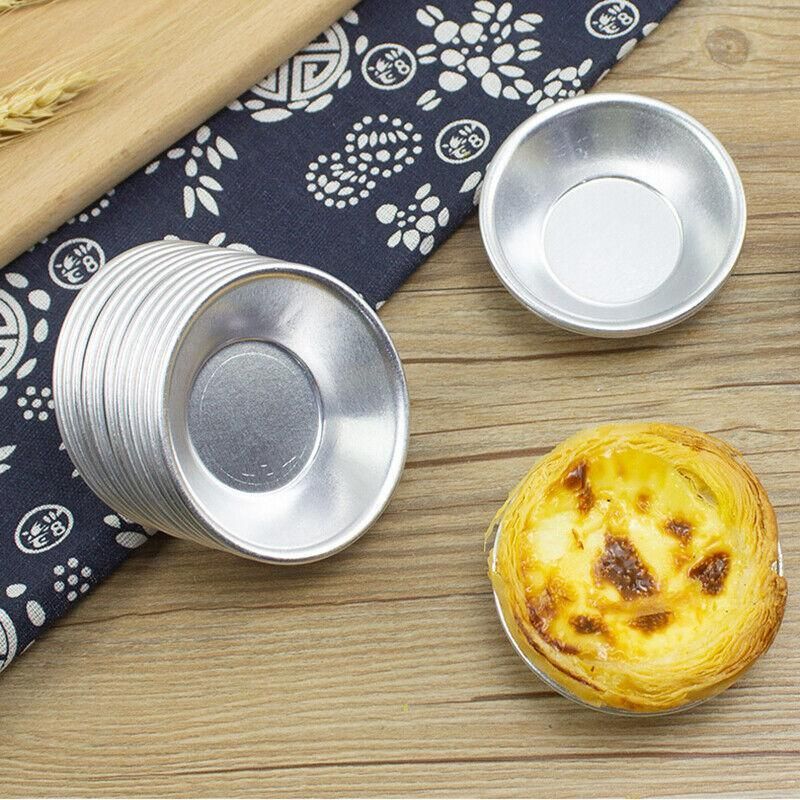 20Pcs Aluminium Egg Tart Moulds Mini Baking Cups for Pudding Tarts Cakes โ image 6