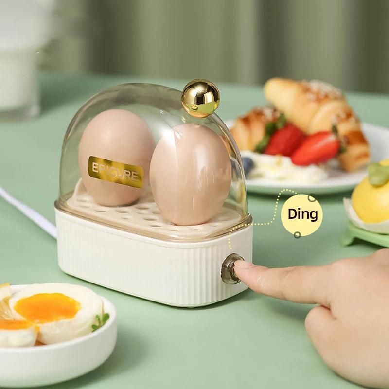 2-Egg Electric Egg Steamer, Compact Size for Home Use โ image 2