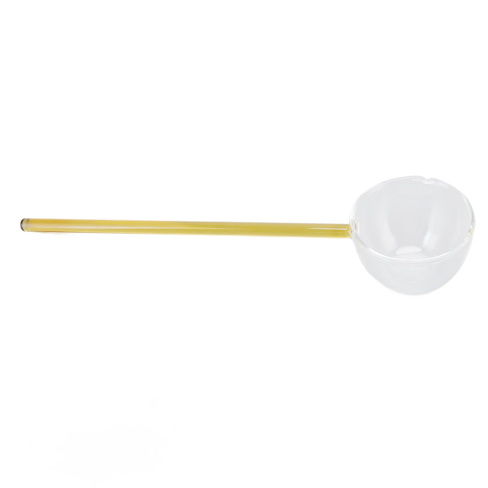 Glass Stirring Spoon High Temperature Resistance Simple 100ML Mixing Spoon Coffee Tea Spoon for Restaurants Home Yellow โ image 5