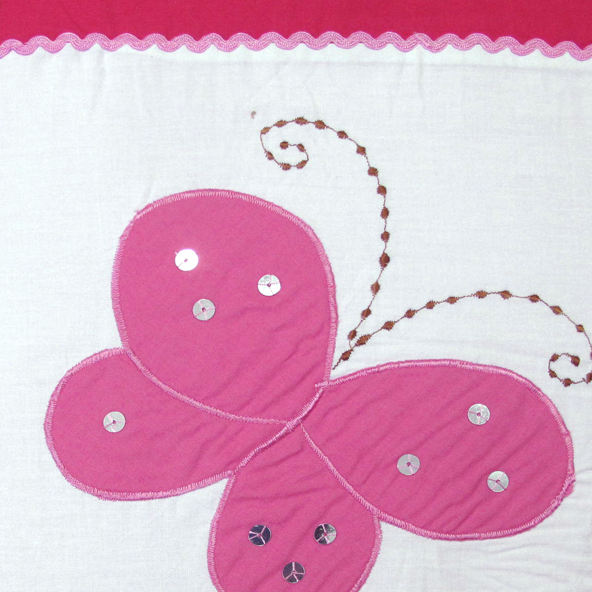 Bindi Butterfly Embroidered Quilt Cover Set Single — image 3