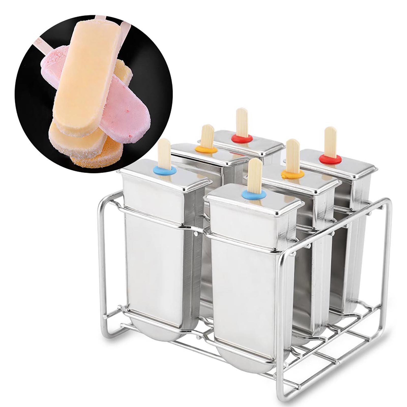 Stainless Steel Molds Ice Cream Industrial Home Kitchen DIY Ice Pop Mould Maker Tool(4#) โ image 3