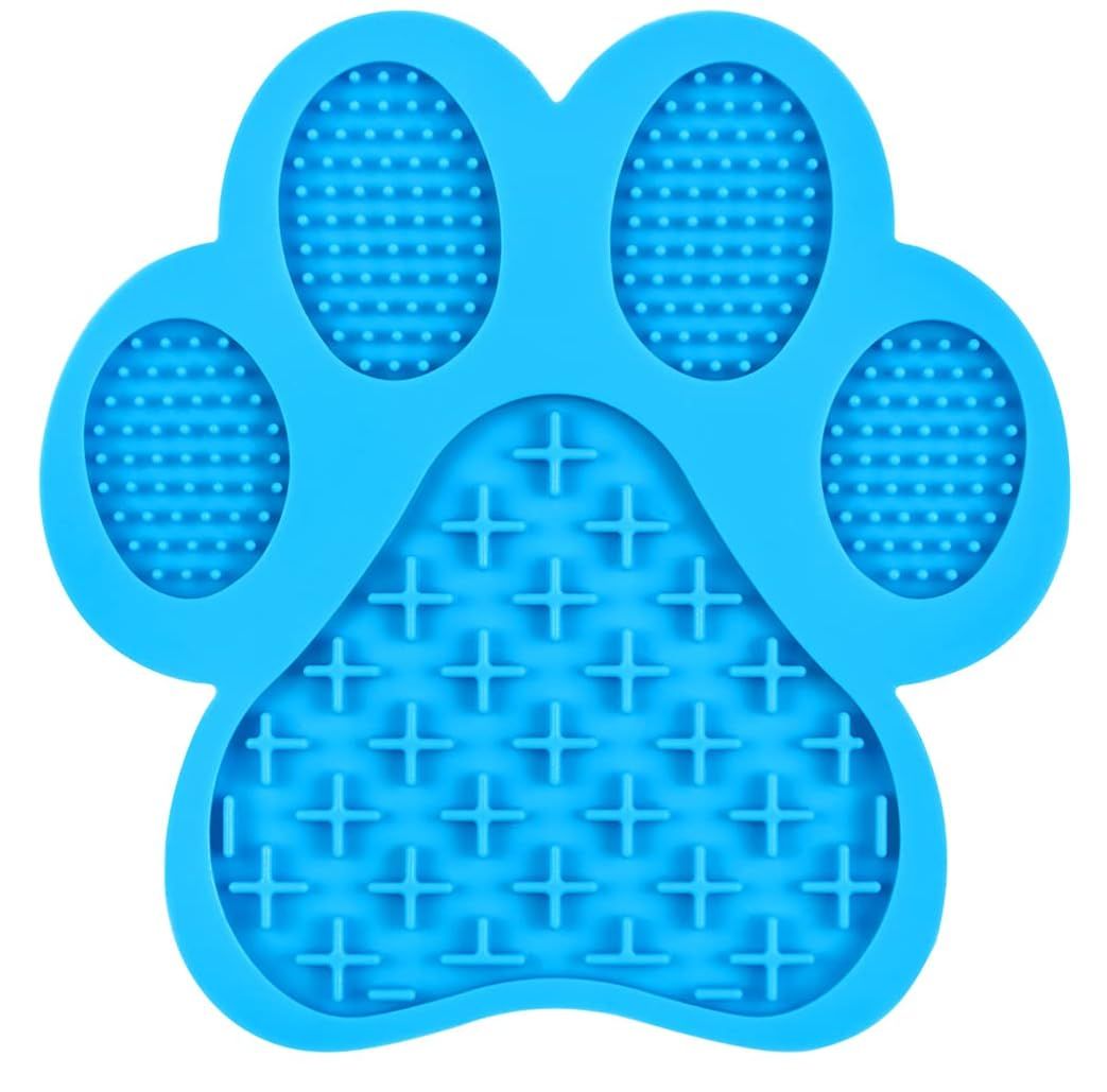 Dog Lick Pad, Dog Feeding Mats Slow Eating Dog Mat with Super Suction for Dog Licking Peanut Butter, Pet Bathing, Grooming — image 5