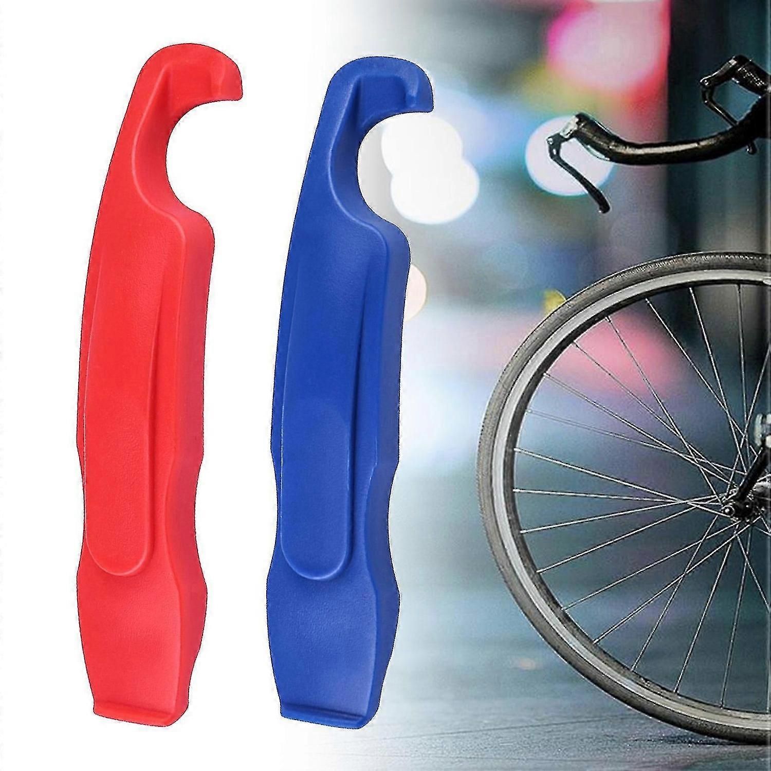 3pcs Bike Tyre Lever Set Nylon Bicycle Tire Removal Tool Cycling Repair Accessory - Blue โ image 4