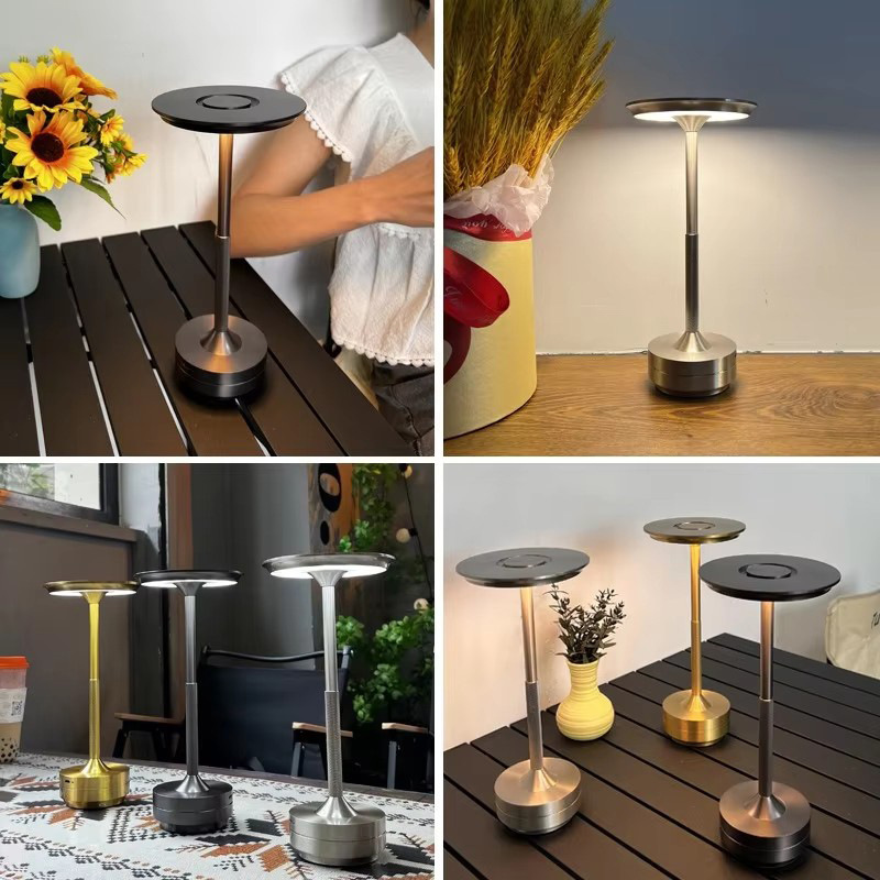 UFO Version LED Desk Lamp - Gunmetal Gray Touch Switch with Dimming and USB Cable โ image 2