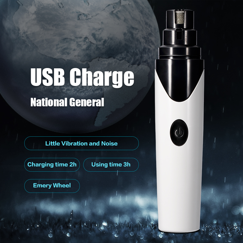YES4PETS Electric Pet Dog Cat Quiet Nail Grinder Clipper Cutter Trimmer Grooming Care — image 5
