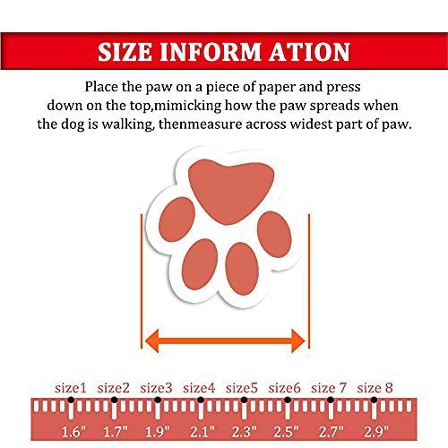 Dog Boots & Paw Protectors Non-Slip Waterproof | Dog Booties Adjustable Straps for Hot Pavement and Winter, Dog Shoes for Medium to Large Dogs 4Pcs with Rugged — image 5