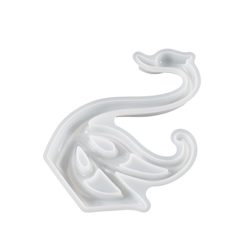 Swan Silicone Mold Creative Animal Silicone Mold Elegant Swan Sculpture Home Decoration Mold DIY Decoration Swan Statue Crafts Gifts