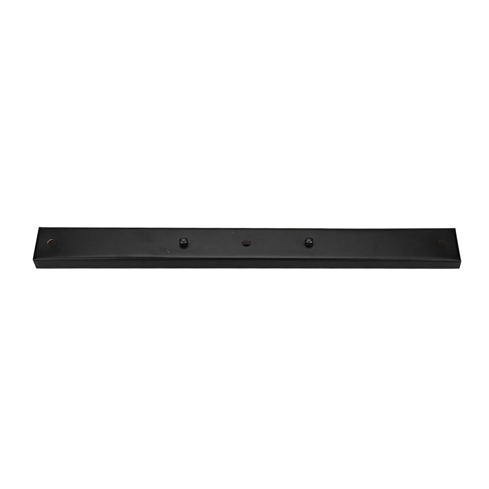 Ceiling Light Plate Holder Fitting Base Rectangular Shape DIY Pendant Lamp Accessories Black — image 2