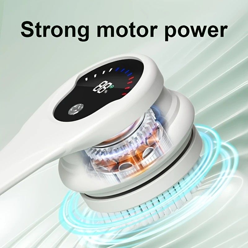 Multi-Function Electric Body Brush: 360° Rotation, Auto-Cleaning, 5 Brush Heads, 3-Speed Adjustment, Wet & Dry Use for Home Spa Experience.GREEN — image 5