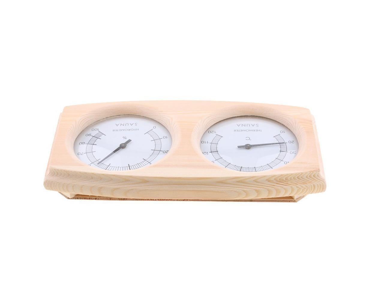 2 in 1 Sauna Room Wooden Thermometer Hygrometer Steam Temperature Humidity Meter โ image 3