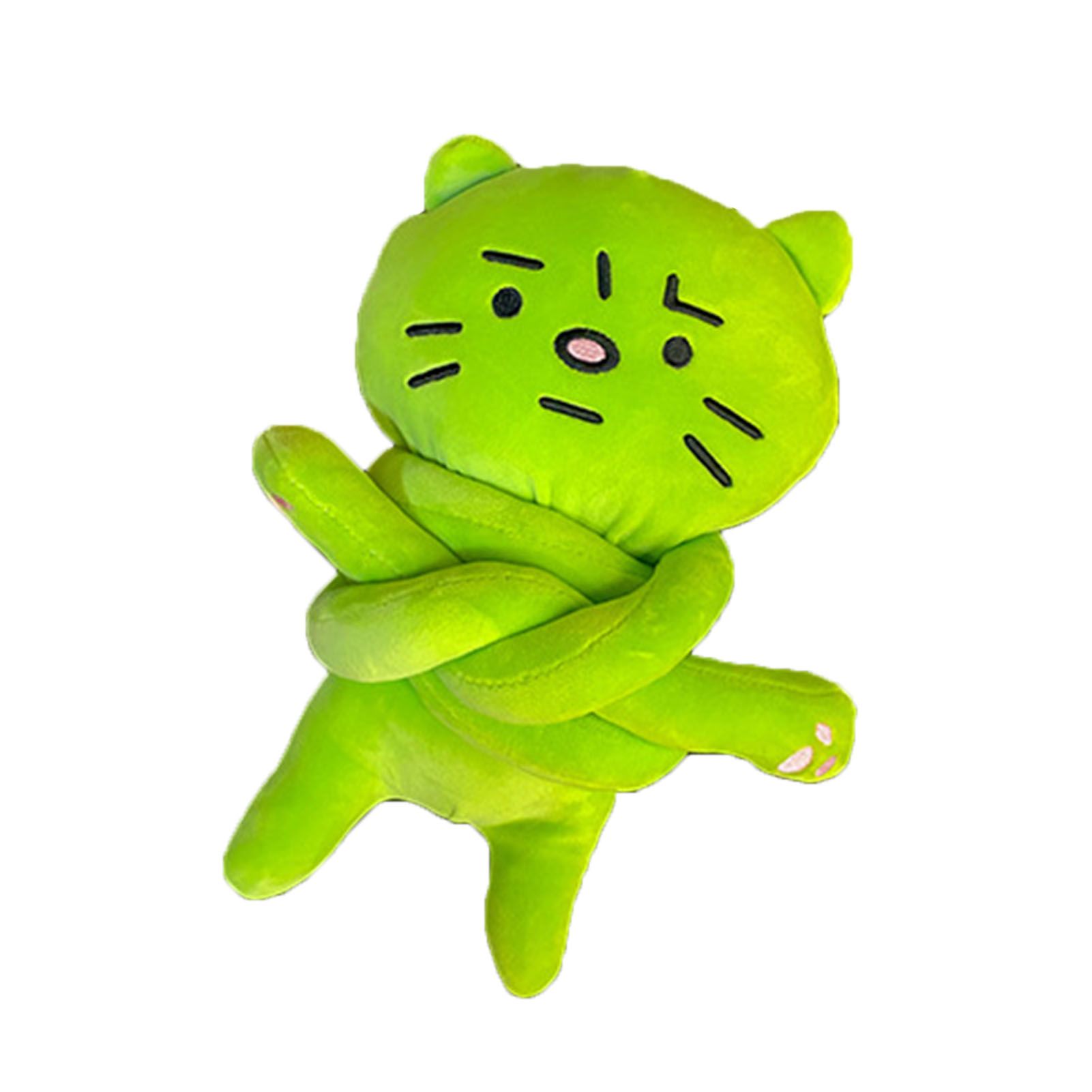 Plush Toy Shoulder Bag Cartoon Long Arm Anxiety Kitty Plush Purse Bag for Shopping Traveling — image 3