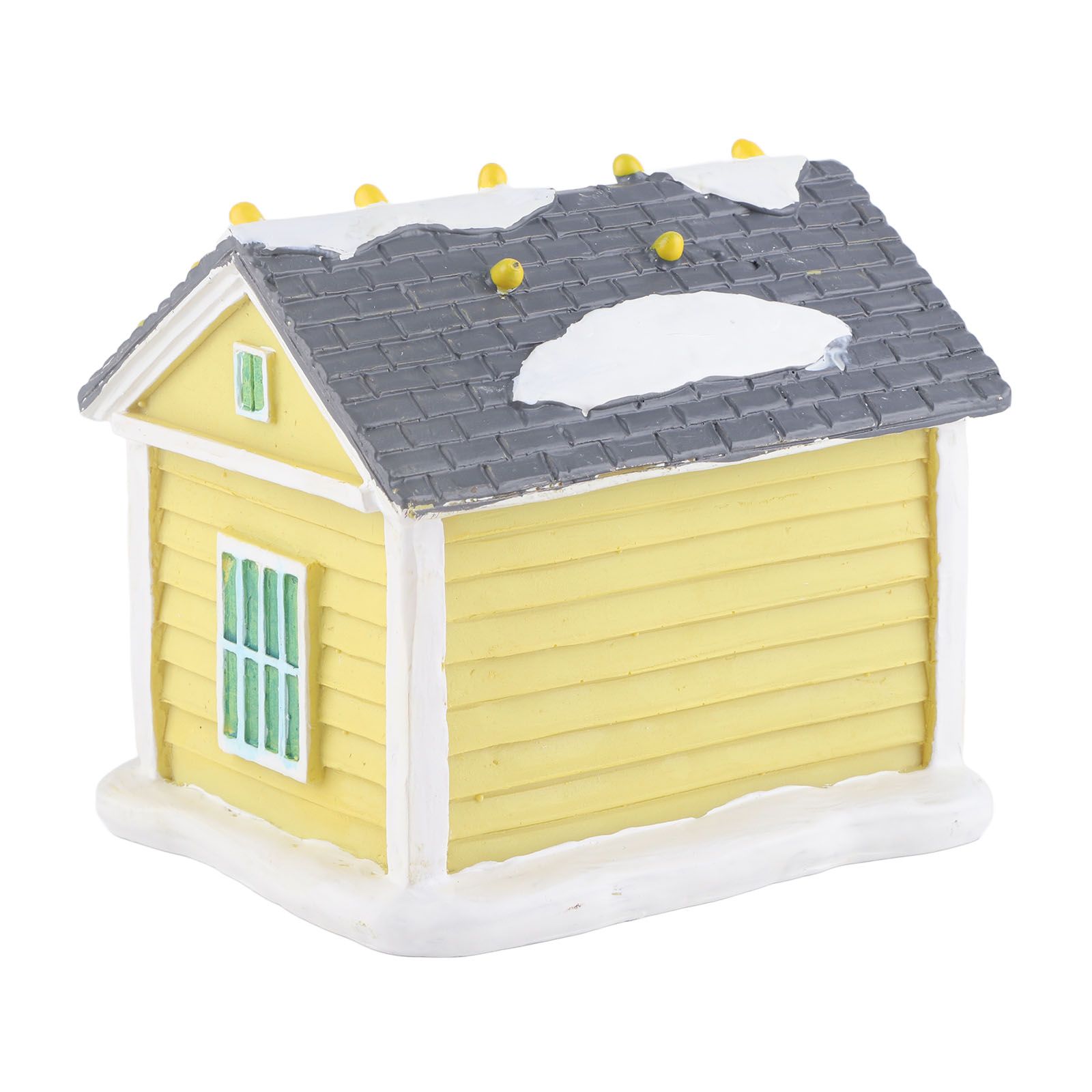 Christmas Village House LED Lighted Desk Building Resin House Statue Ornaments for Tabletop Centerpiece Fireplace Mantel โ image 4