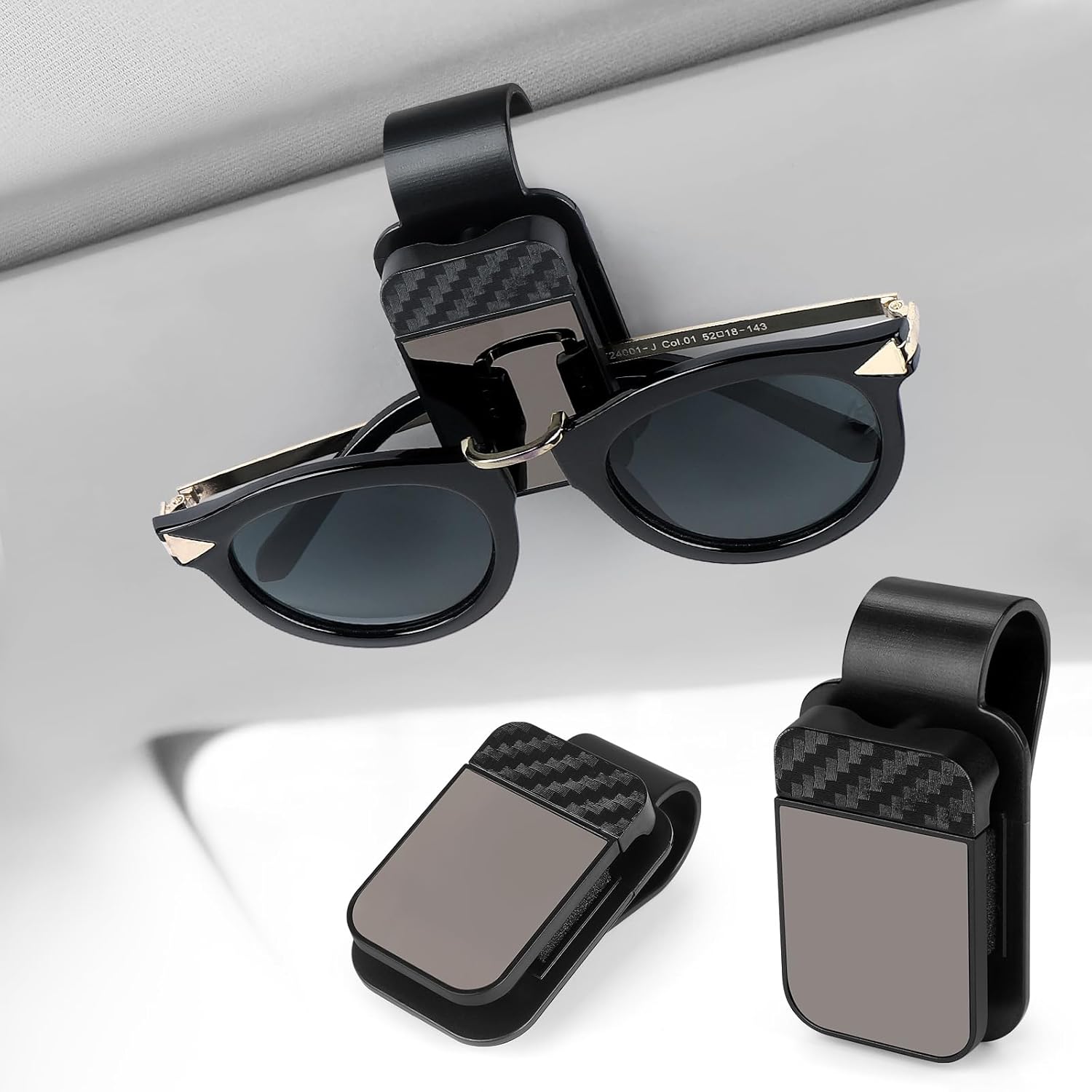 Sunglasses Holder for Car Sun Visor